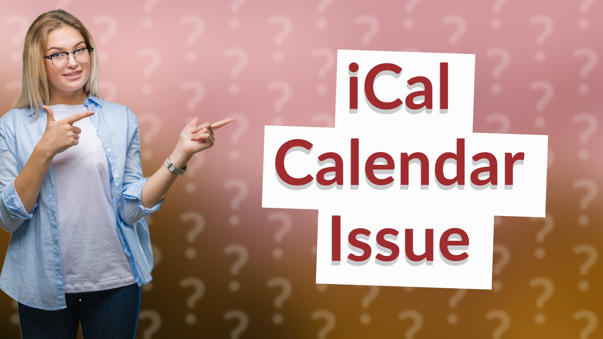 iCal Calendar Issue