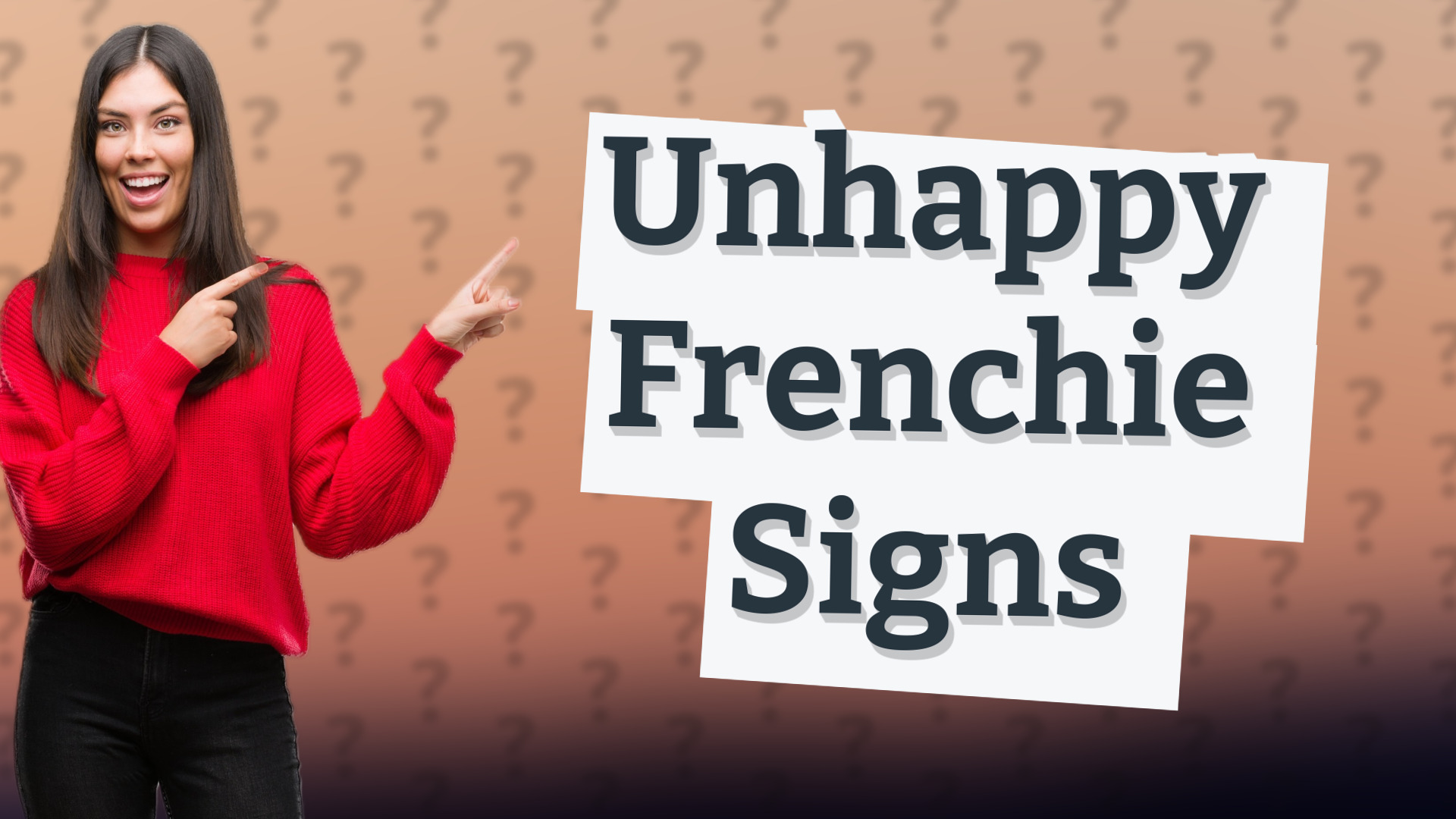 Unhappy Frenchie Signs