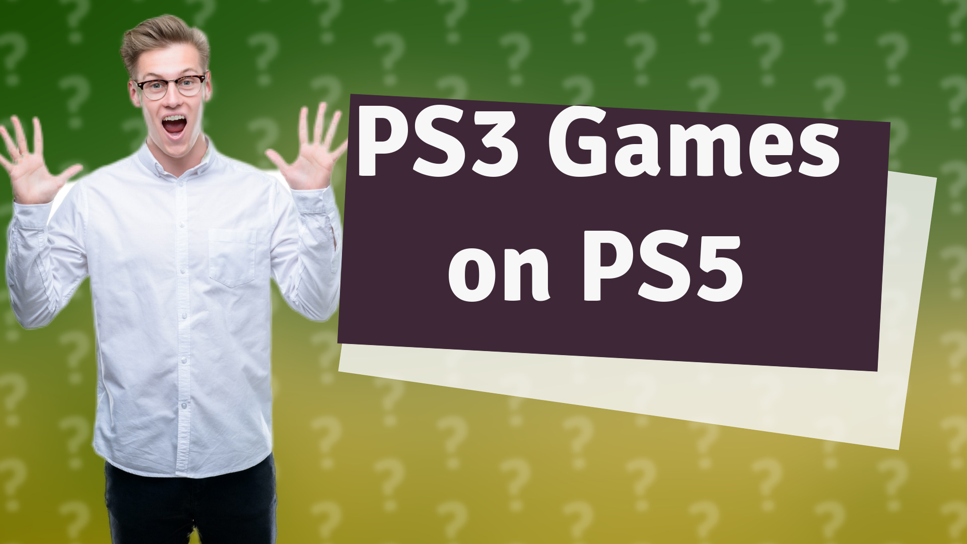 PS3 Games on PS5