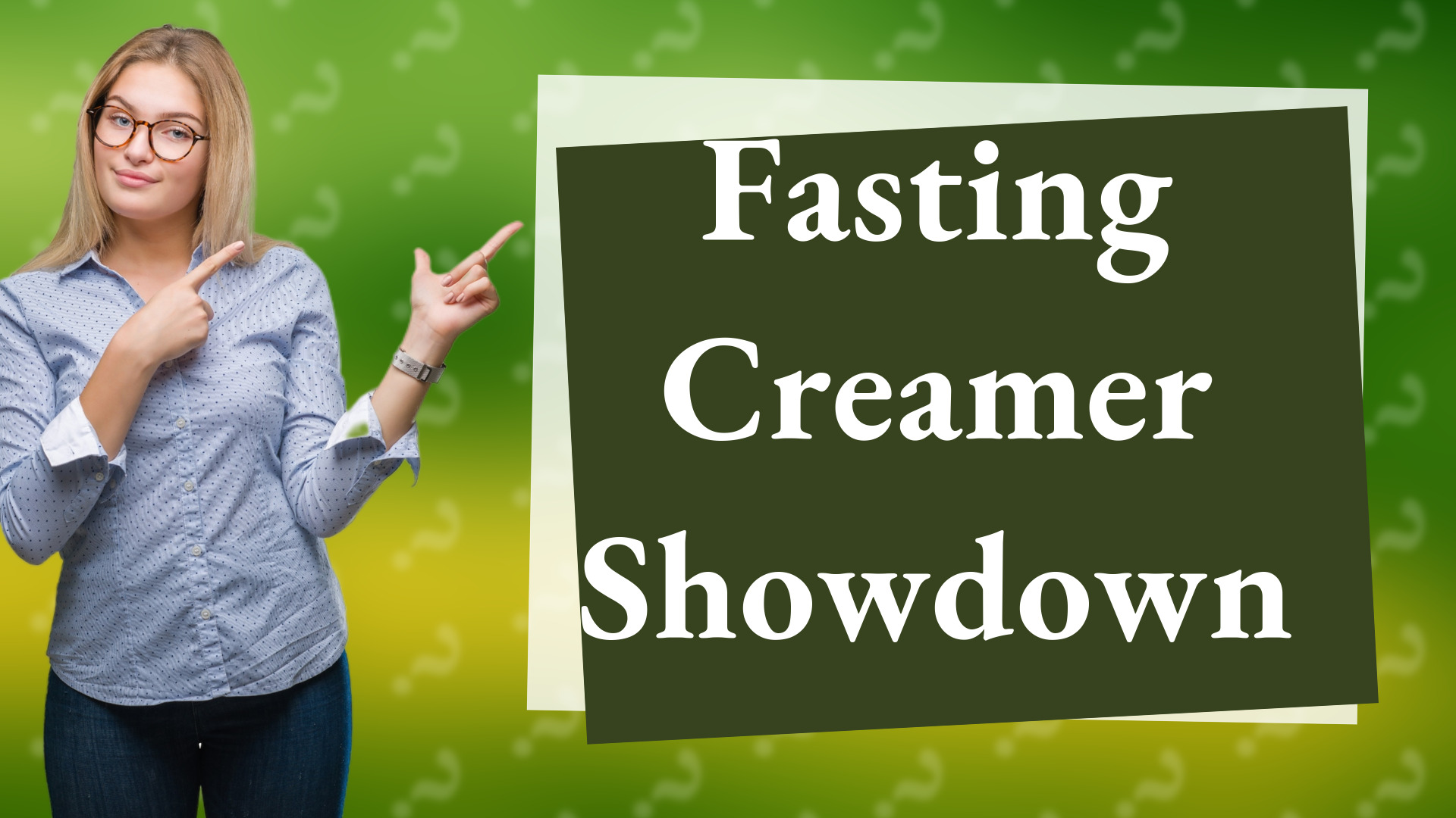 Fasting Creamer Showdown
