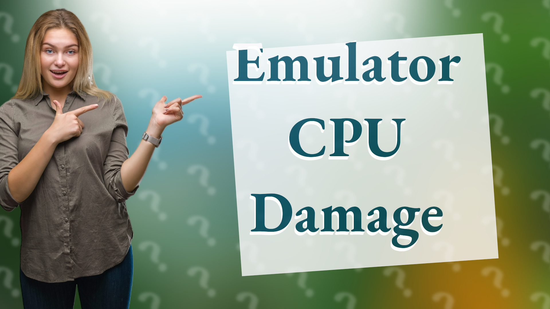 Emulator CPU Damage