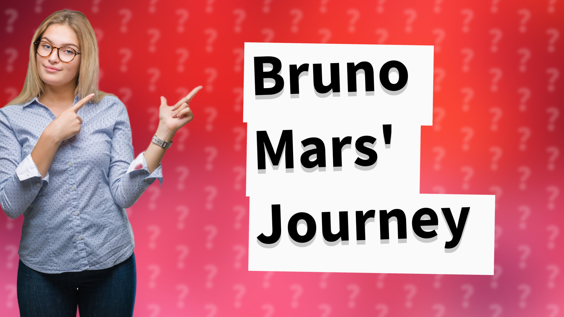 Bruno Mars' Journey
