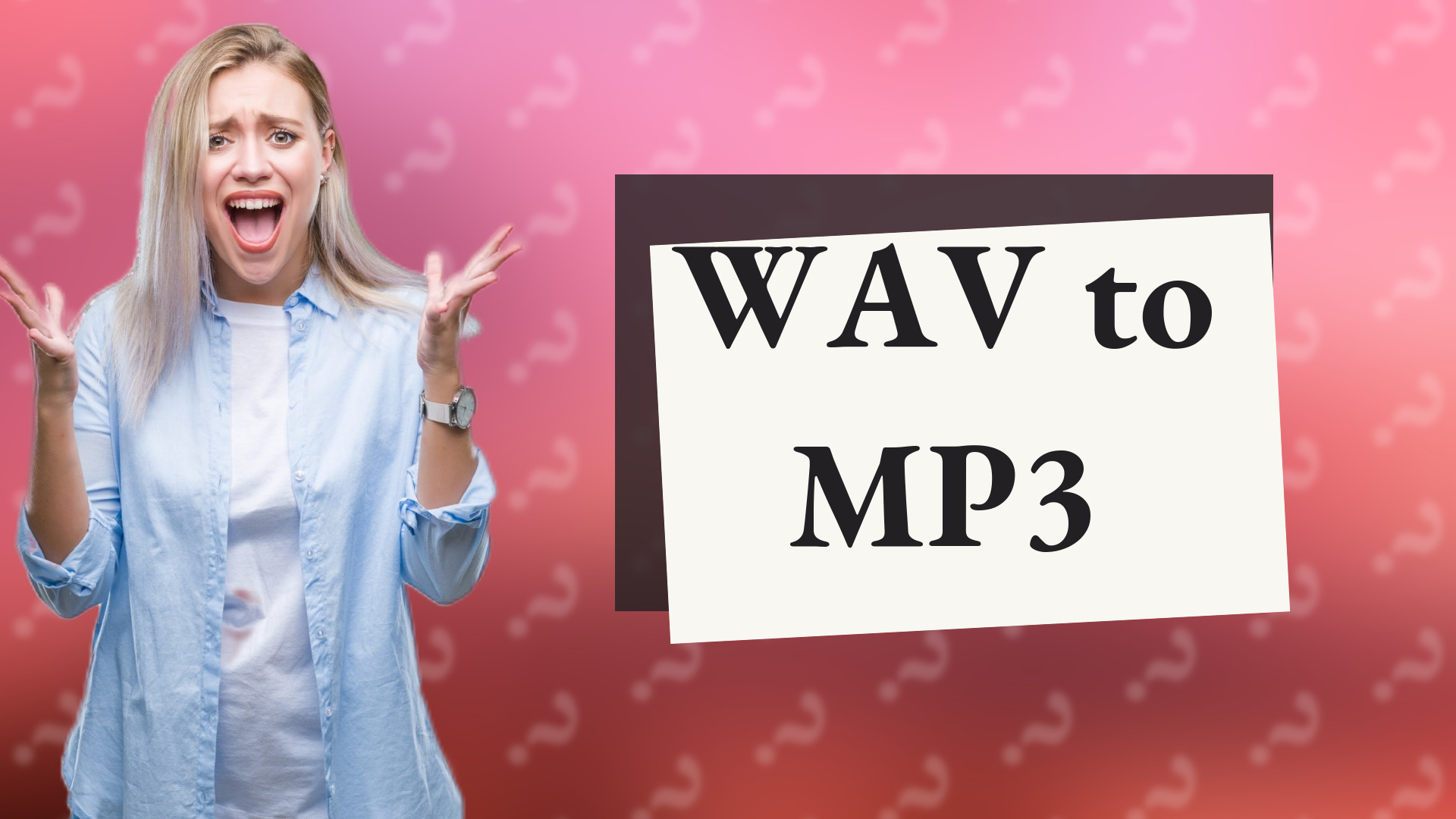 WAV to MP3
