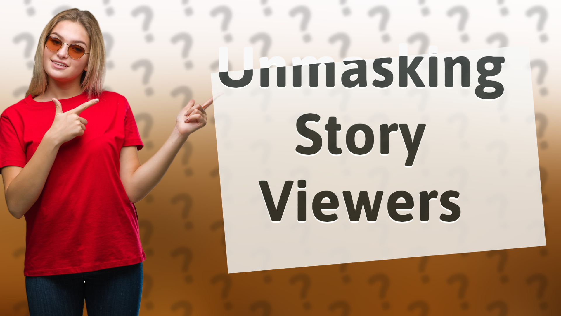 Unmasking Story Viewers