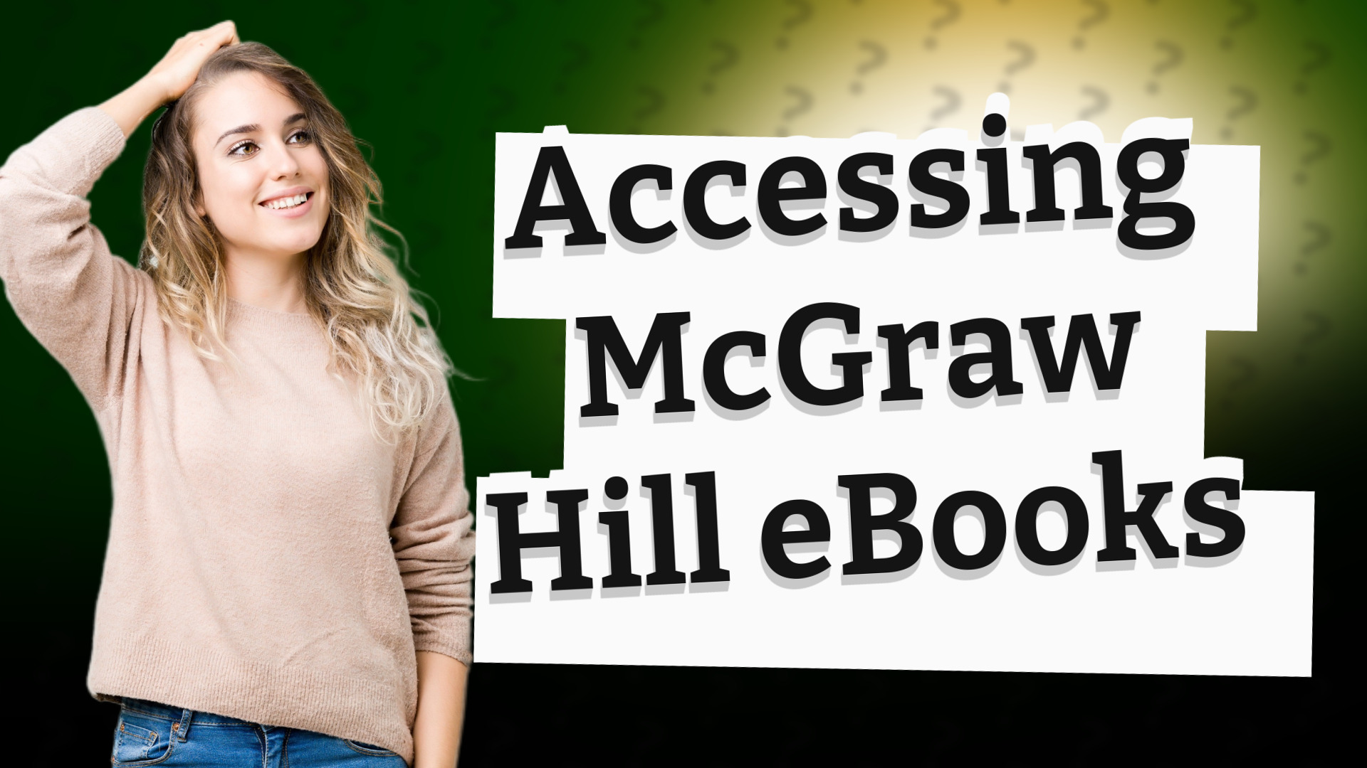 Accessing McGraw Hill eBooks