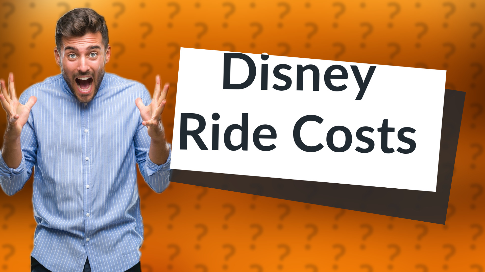 Disney Ride Costs