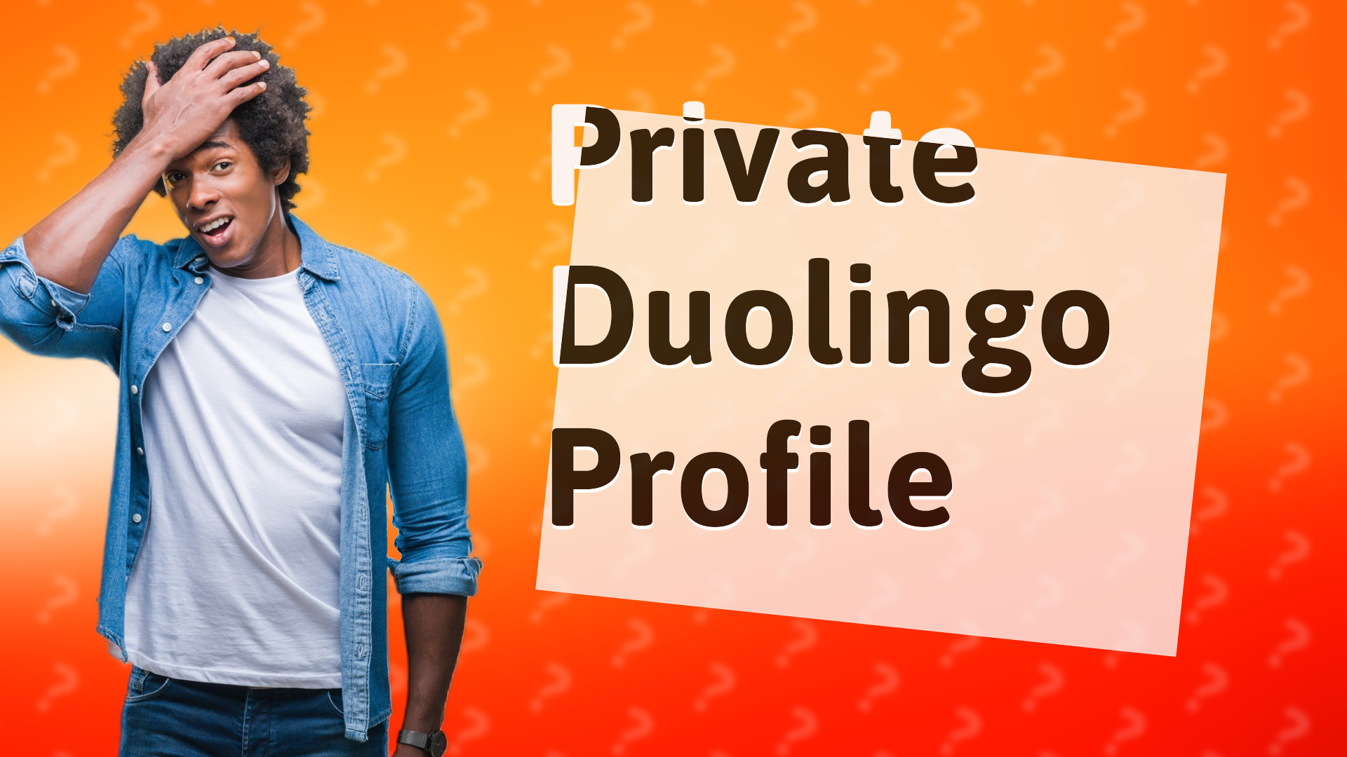 Private Duolingo Profile