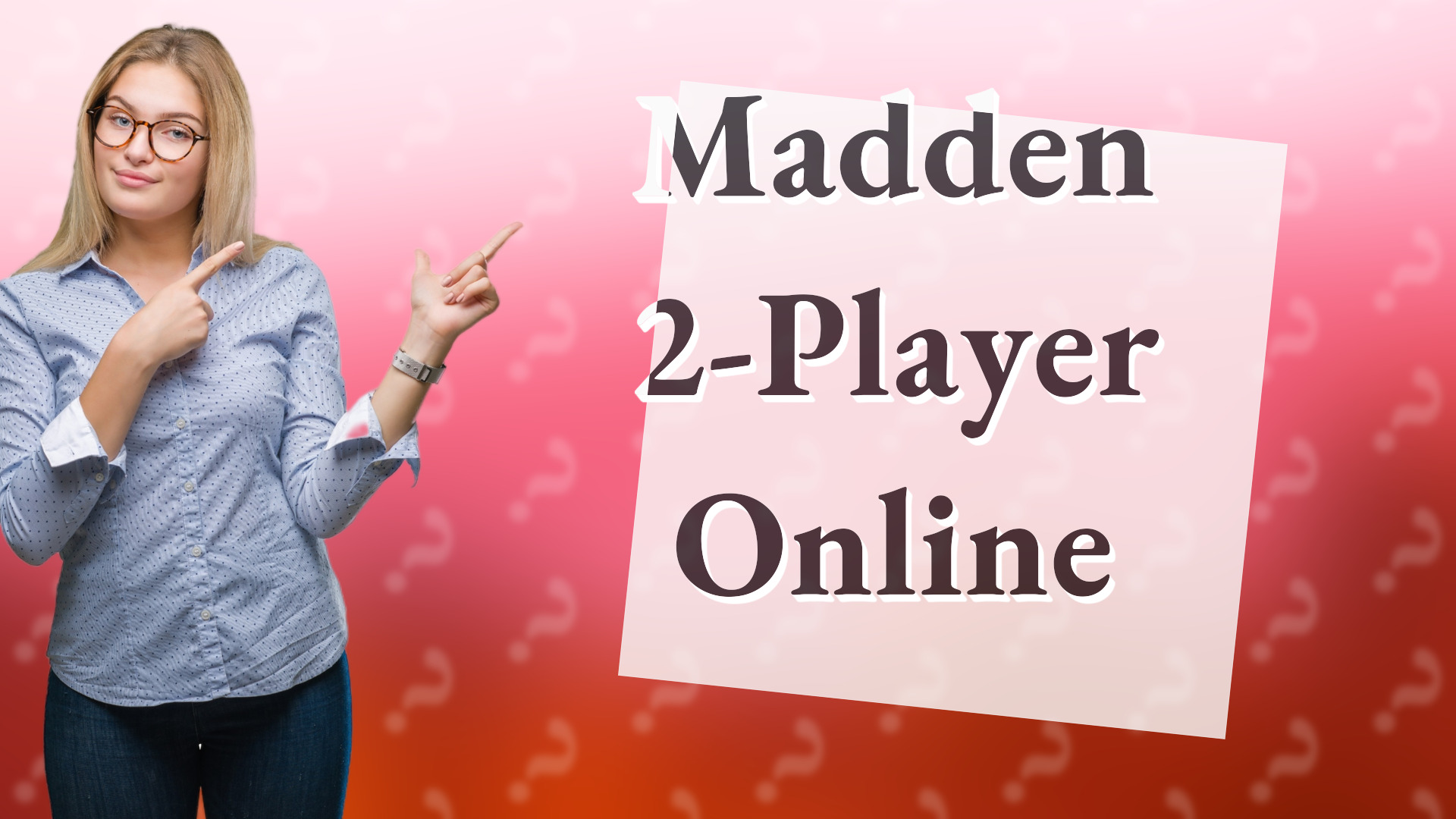 Madden 2-Player Online