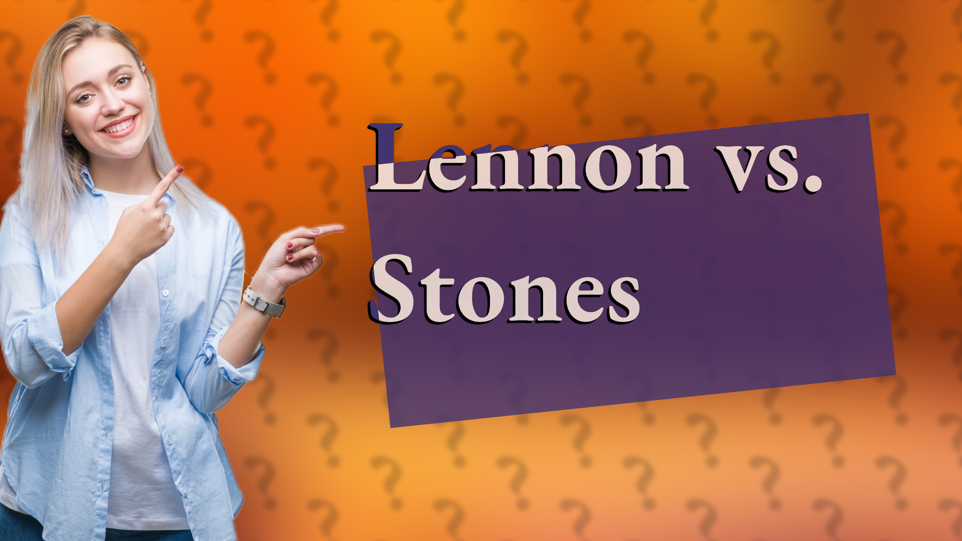 Lennon vs. Stones