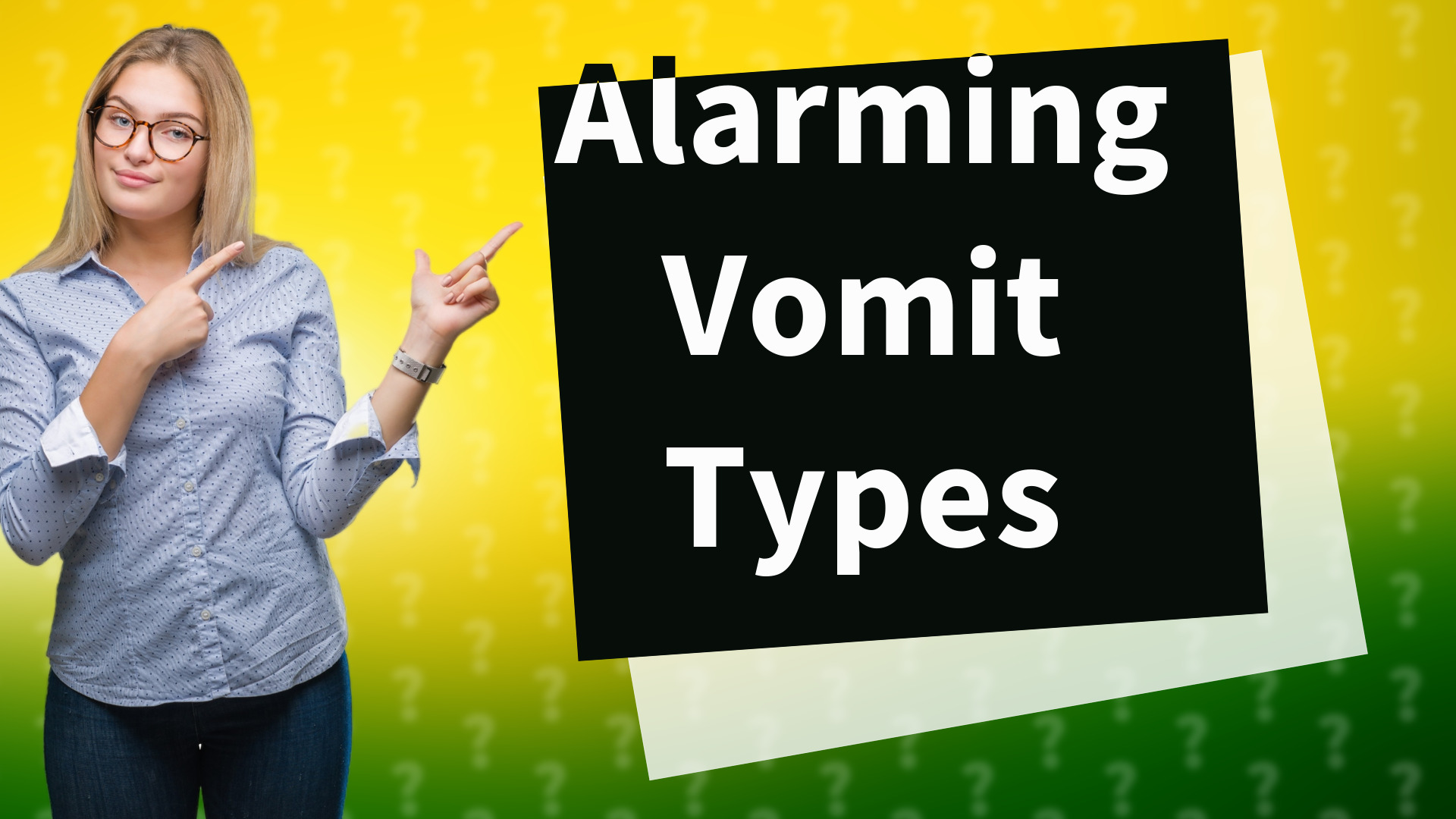Alarming Vomit Types