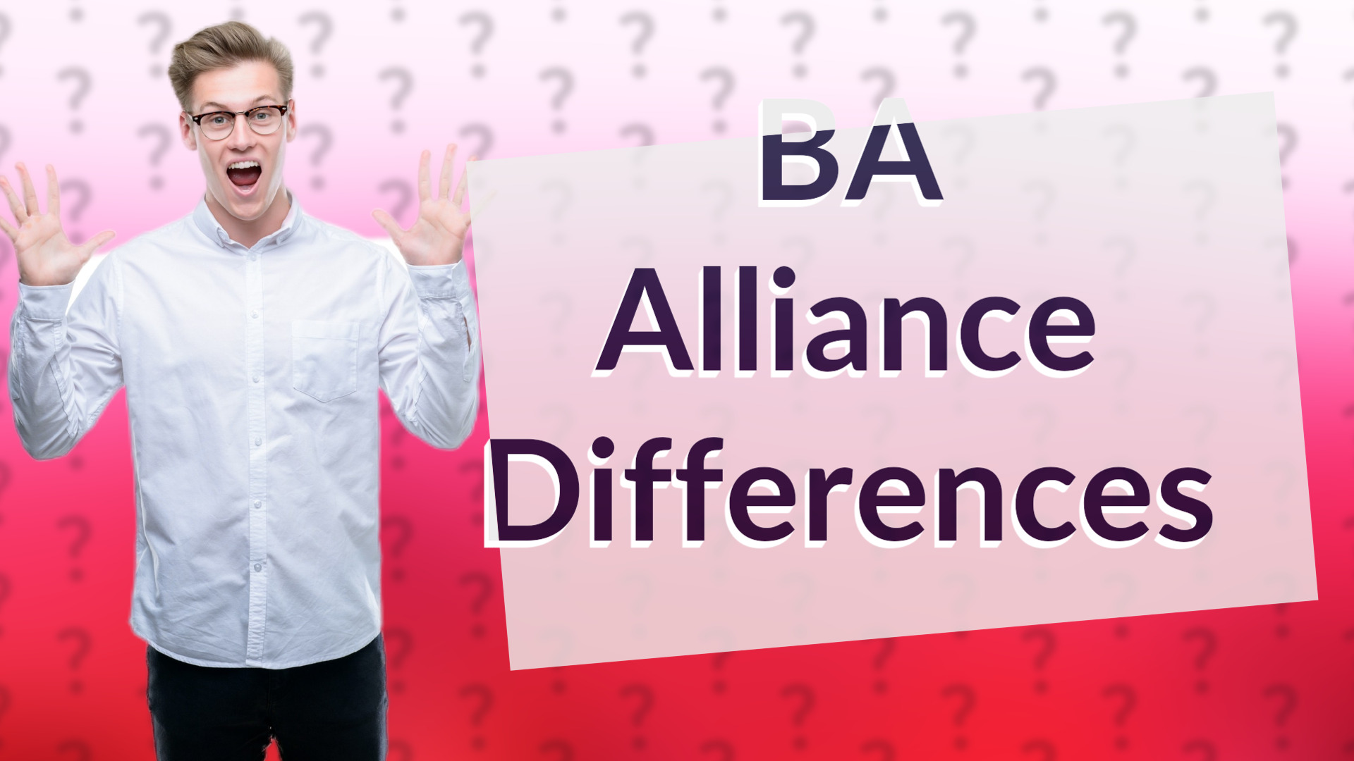 BA Alliance Differences
