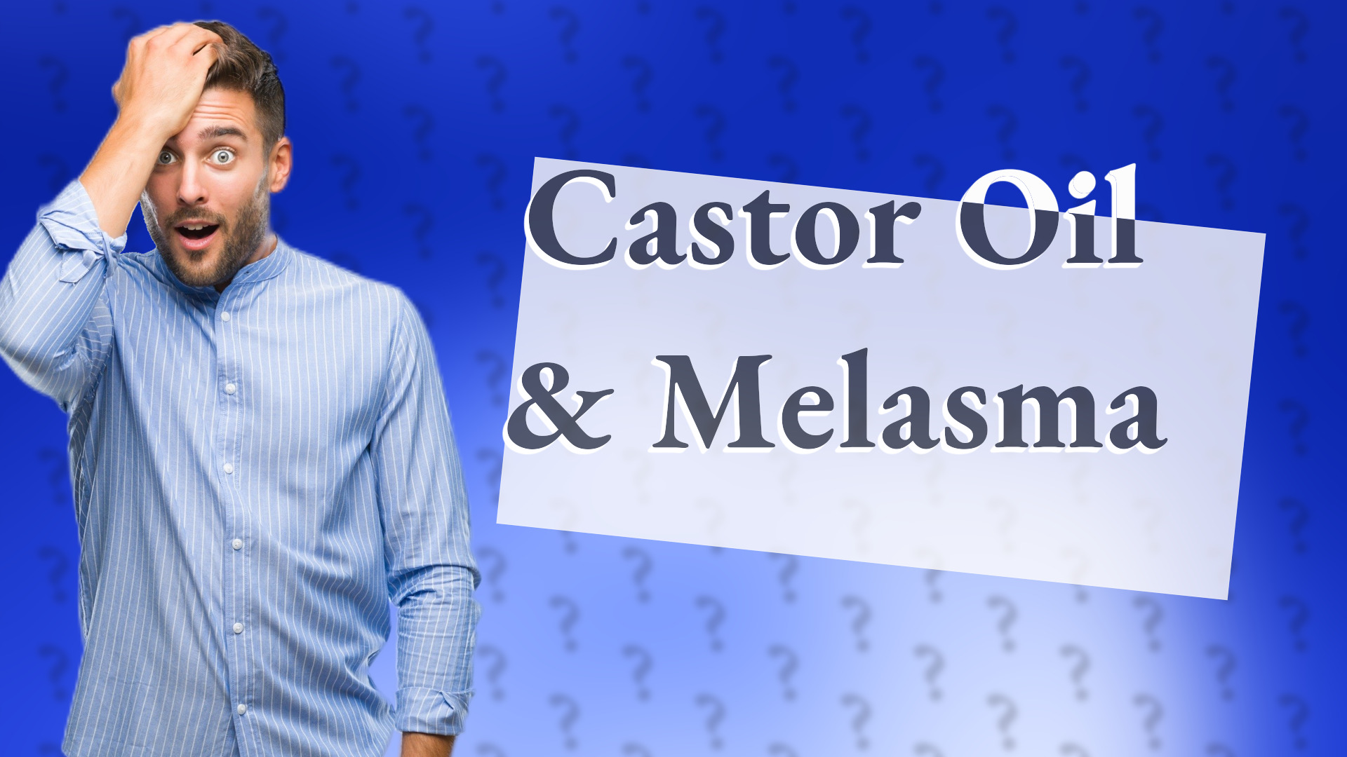 Castor Oil & Melasma