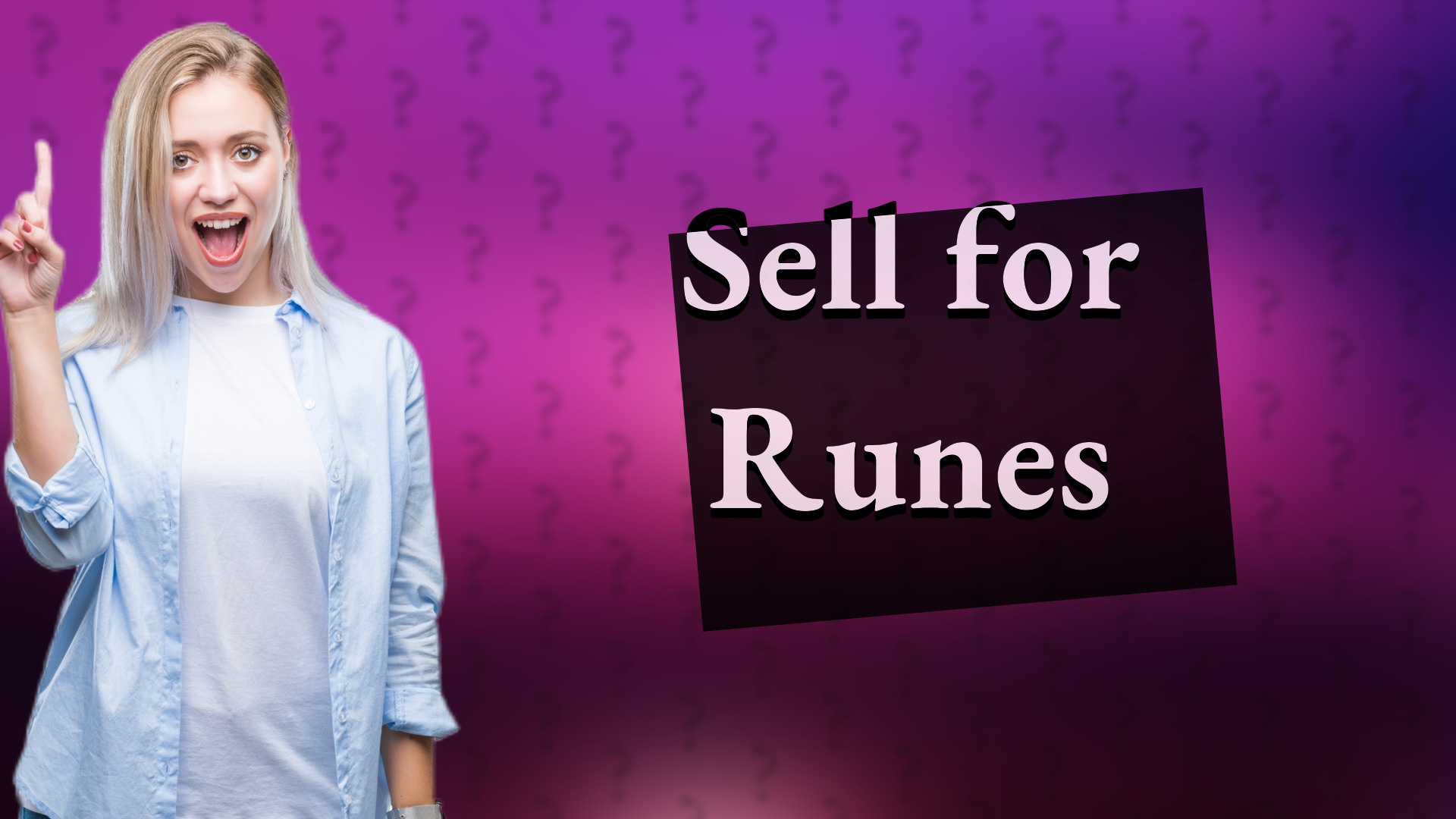 Sell for Runes