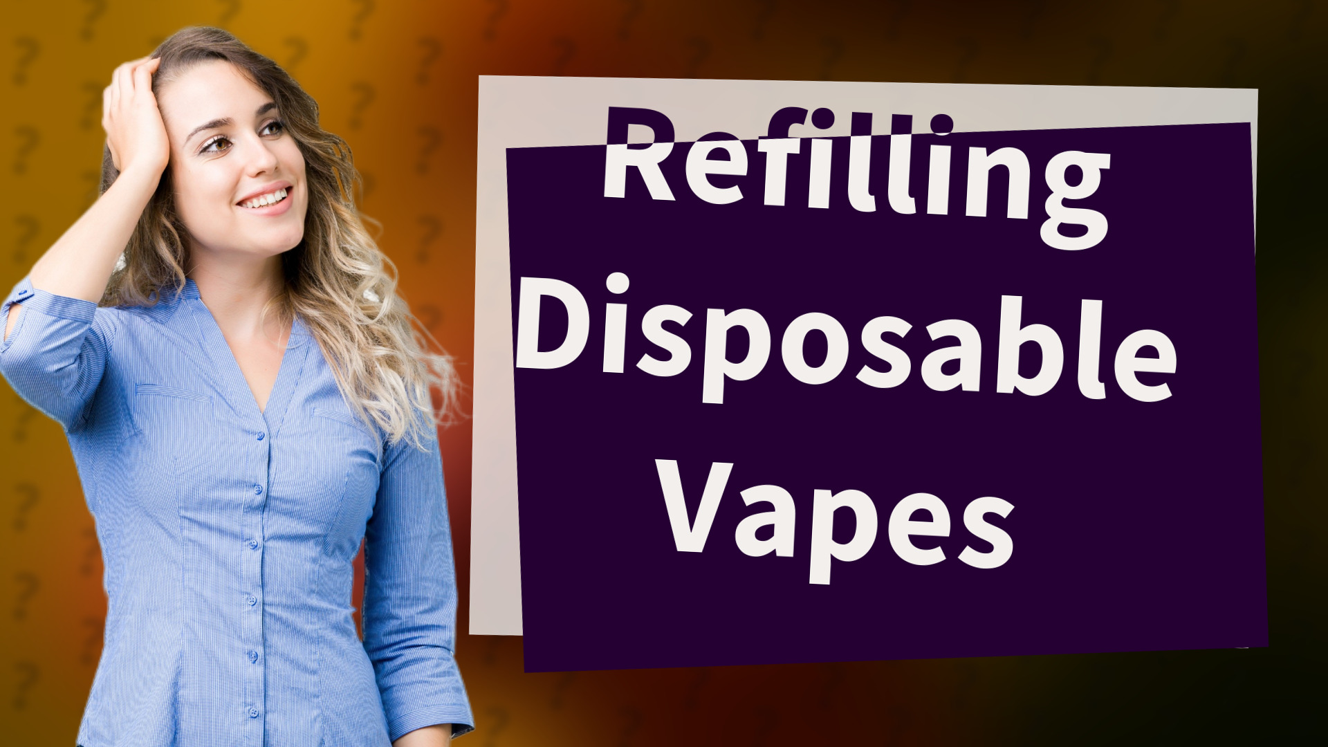 Refilling Disposable Vapes