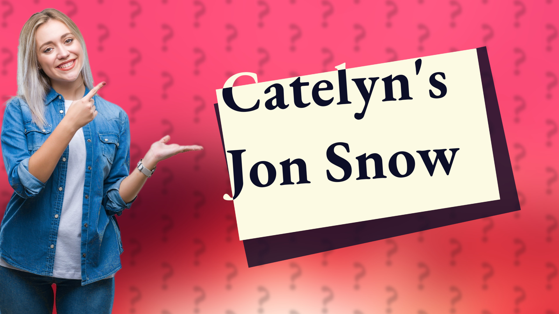 Catelyn's Jon Snow