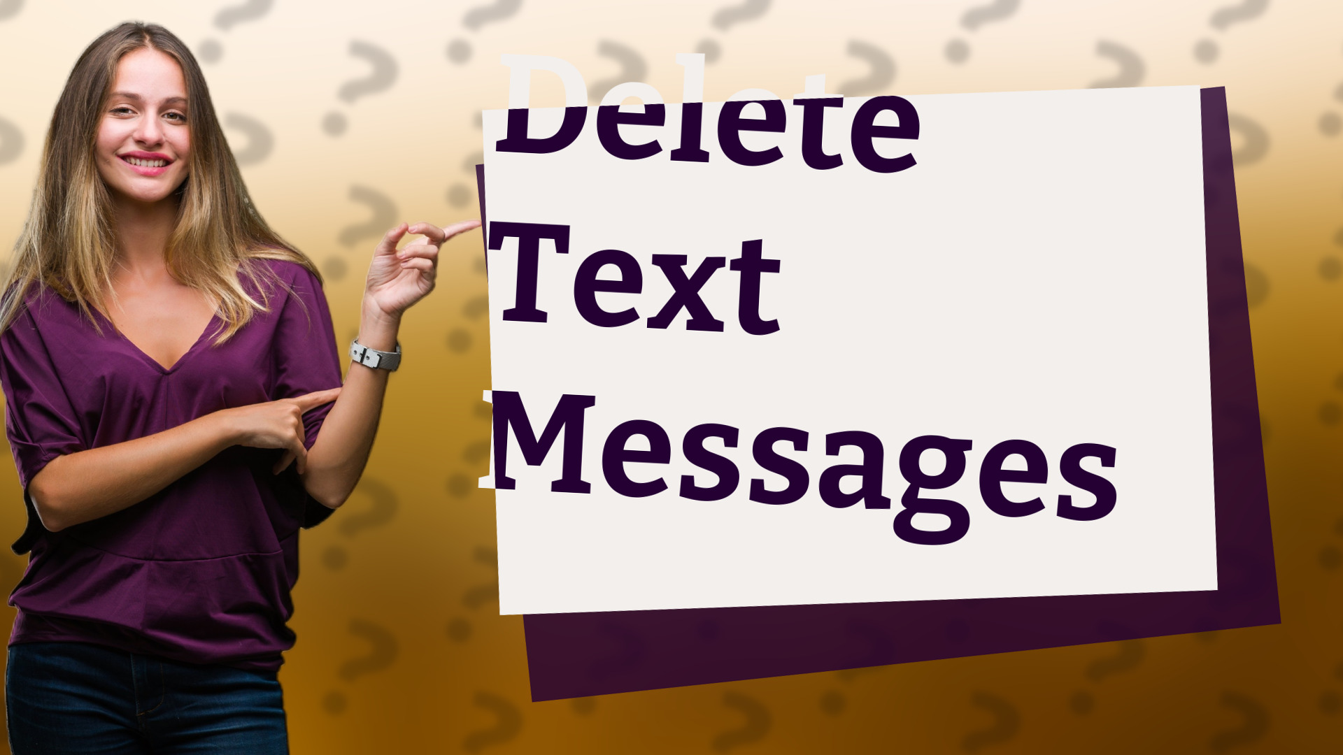 Delete Text Messages
