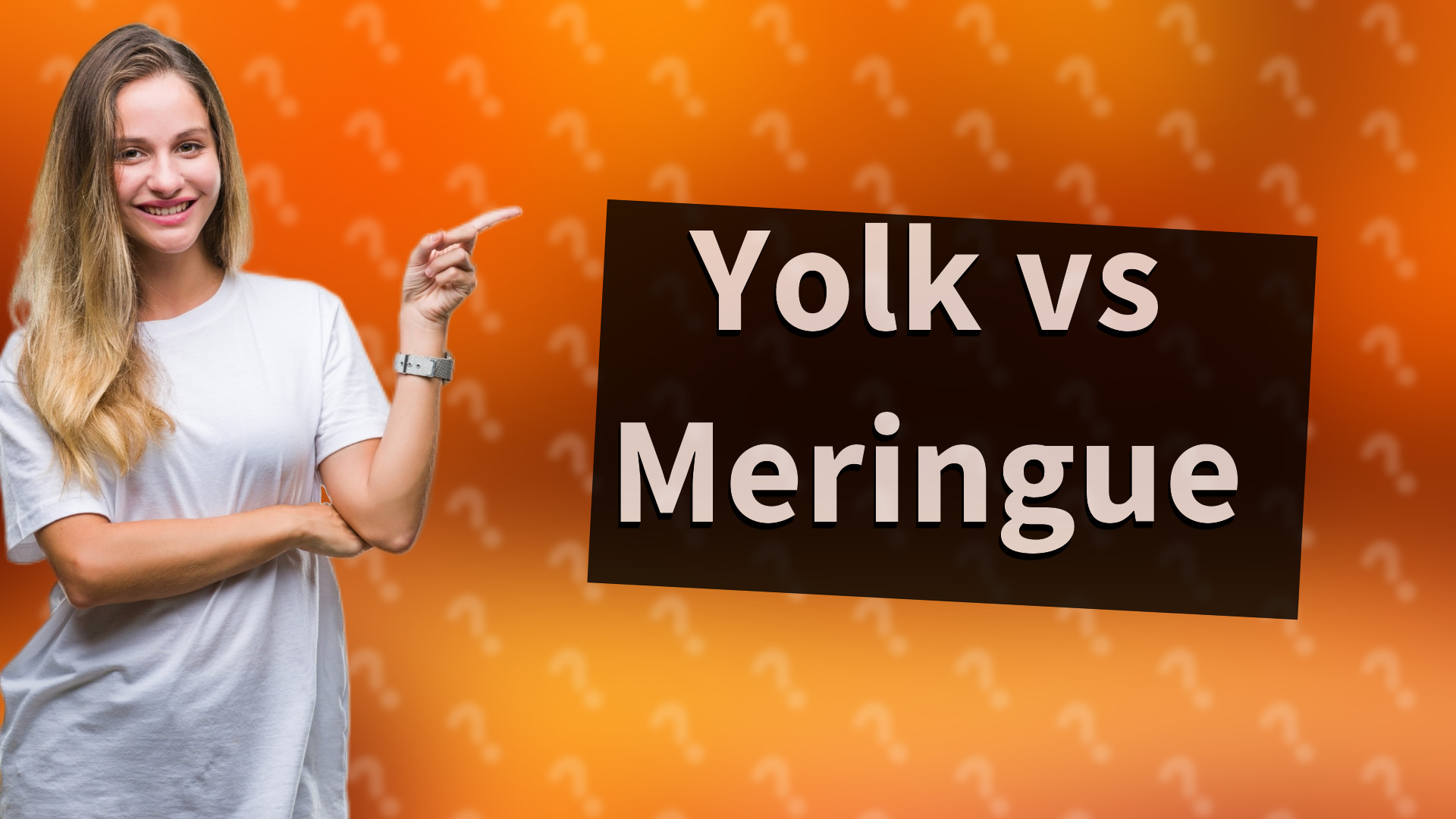 Yolk vs Meringue