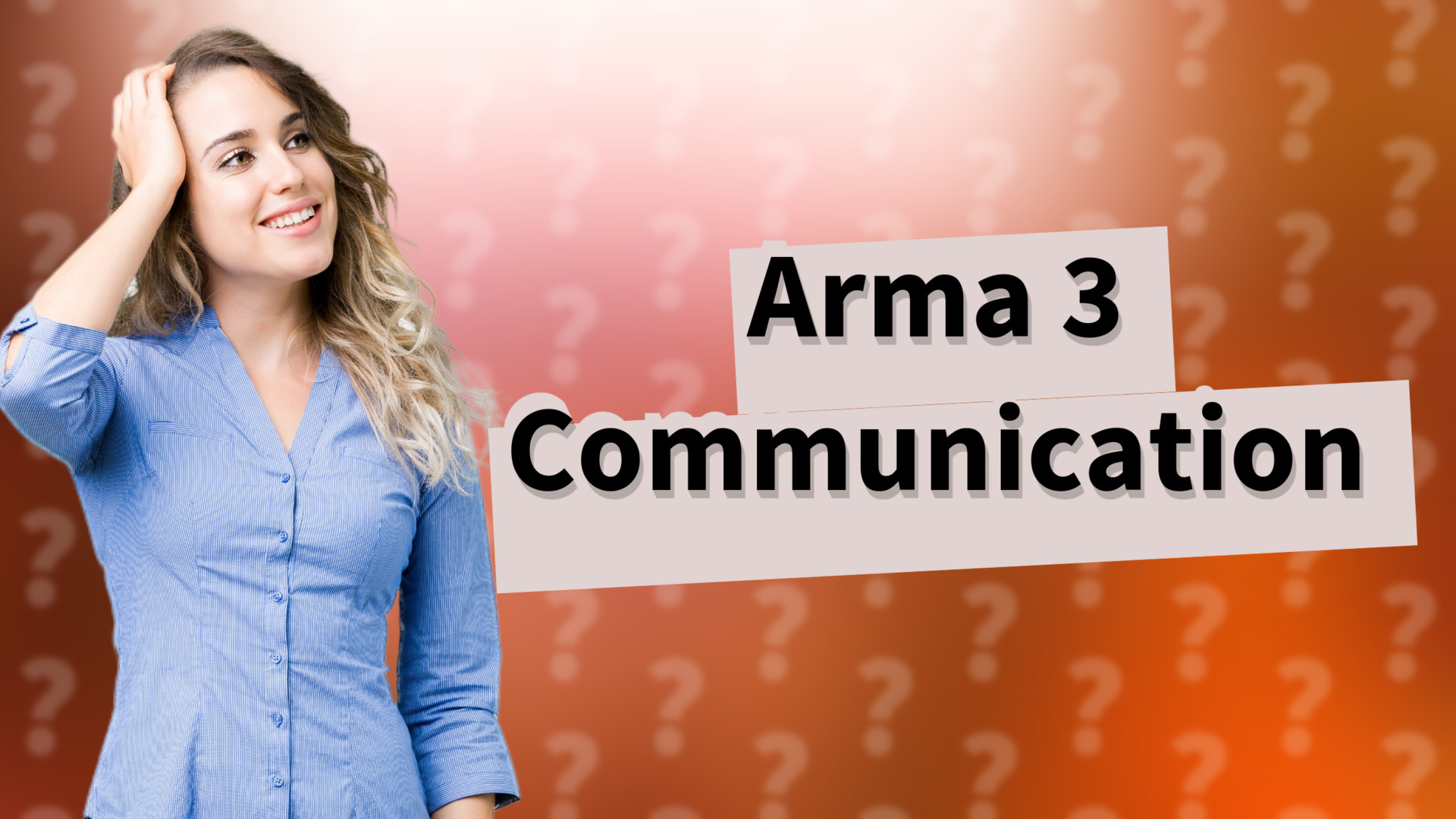 Arma 3 Communication