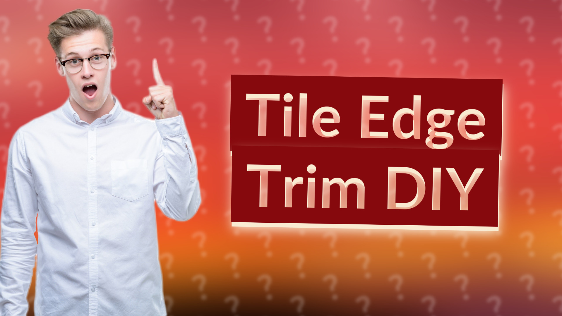 Tile Edge Trim DIY