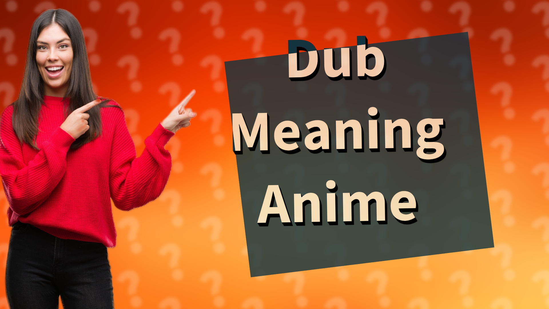 Dub Meaning Anime