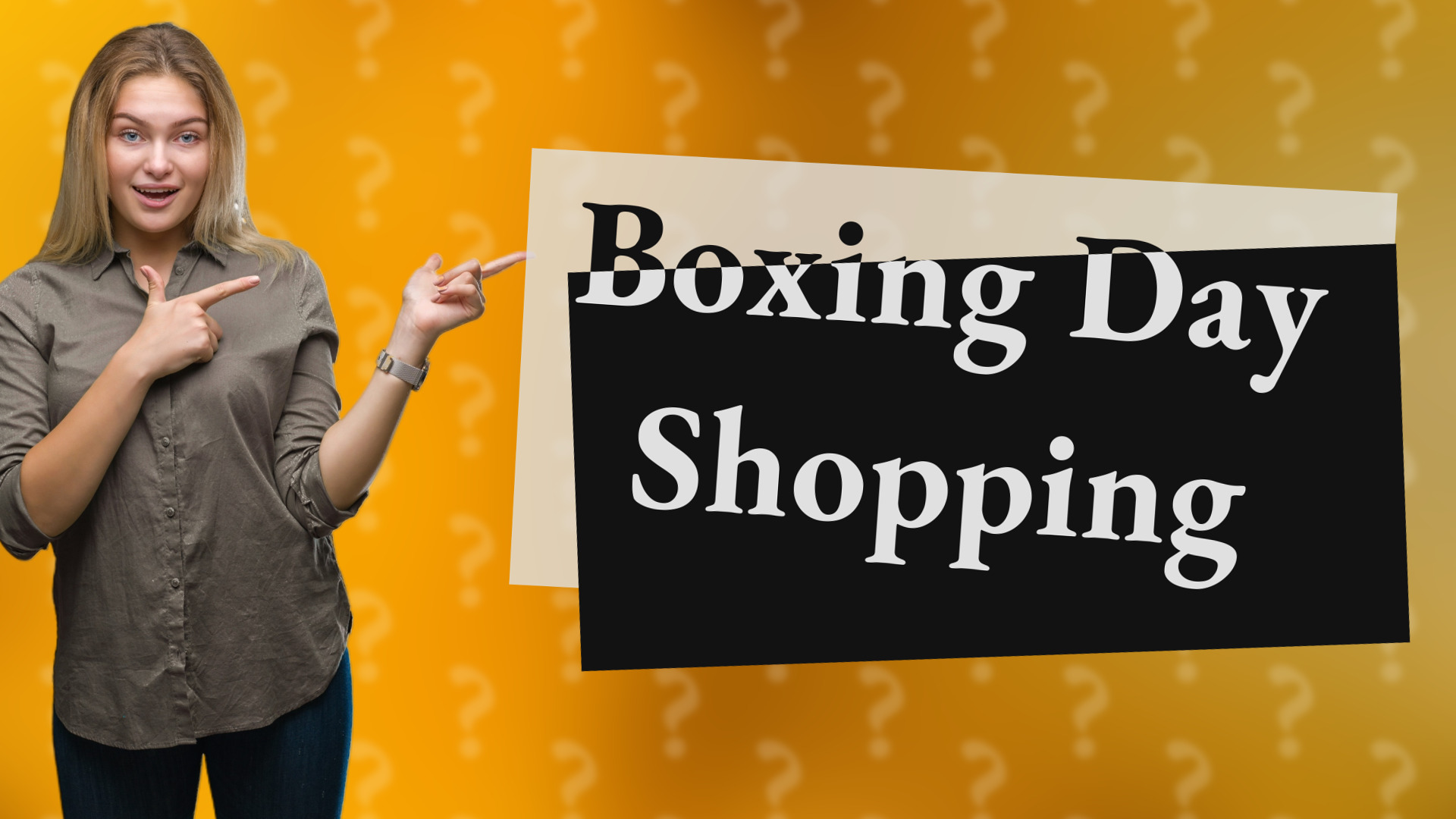 Boxing Day Shopping