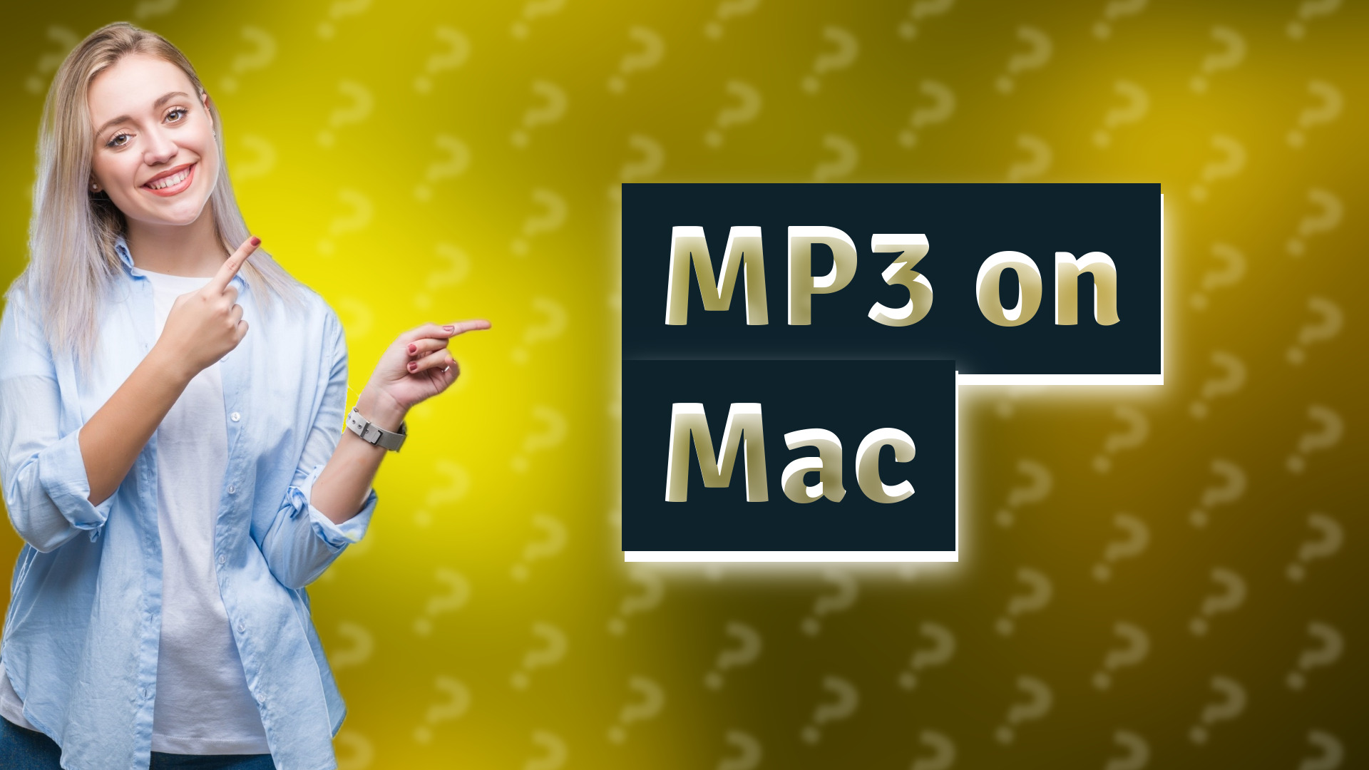 MP3 on Mac
