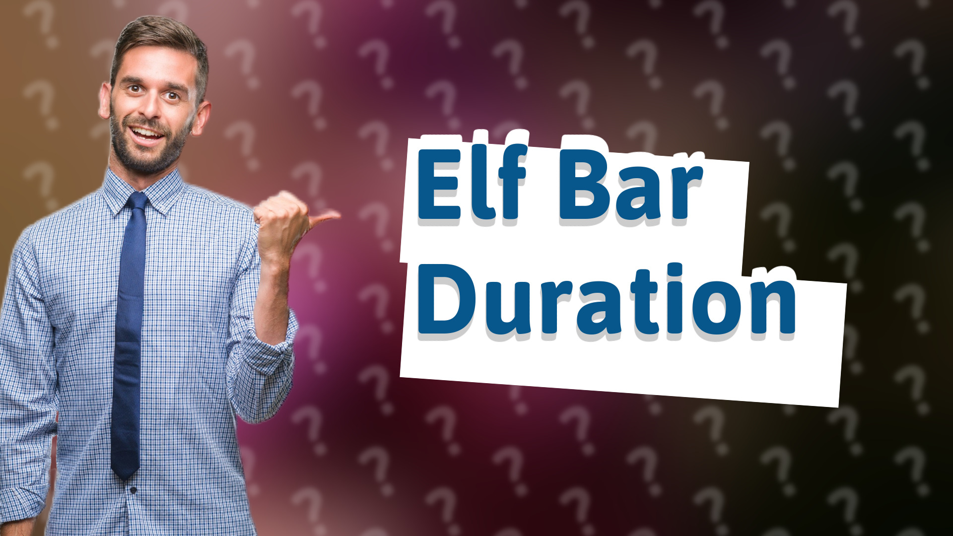 Elf Bar Duration