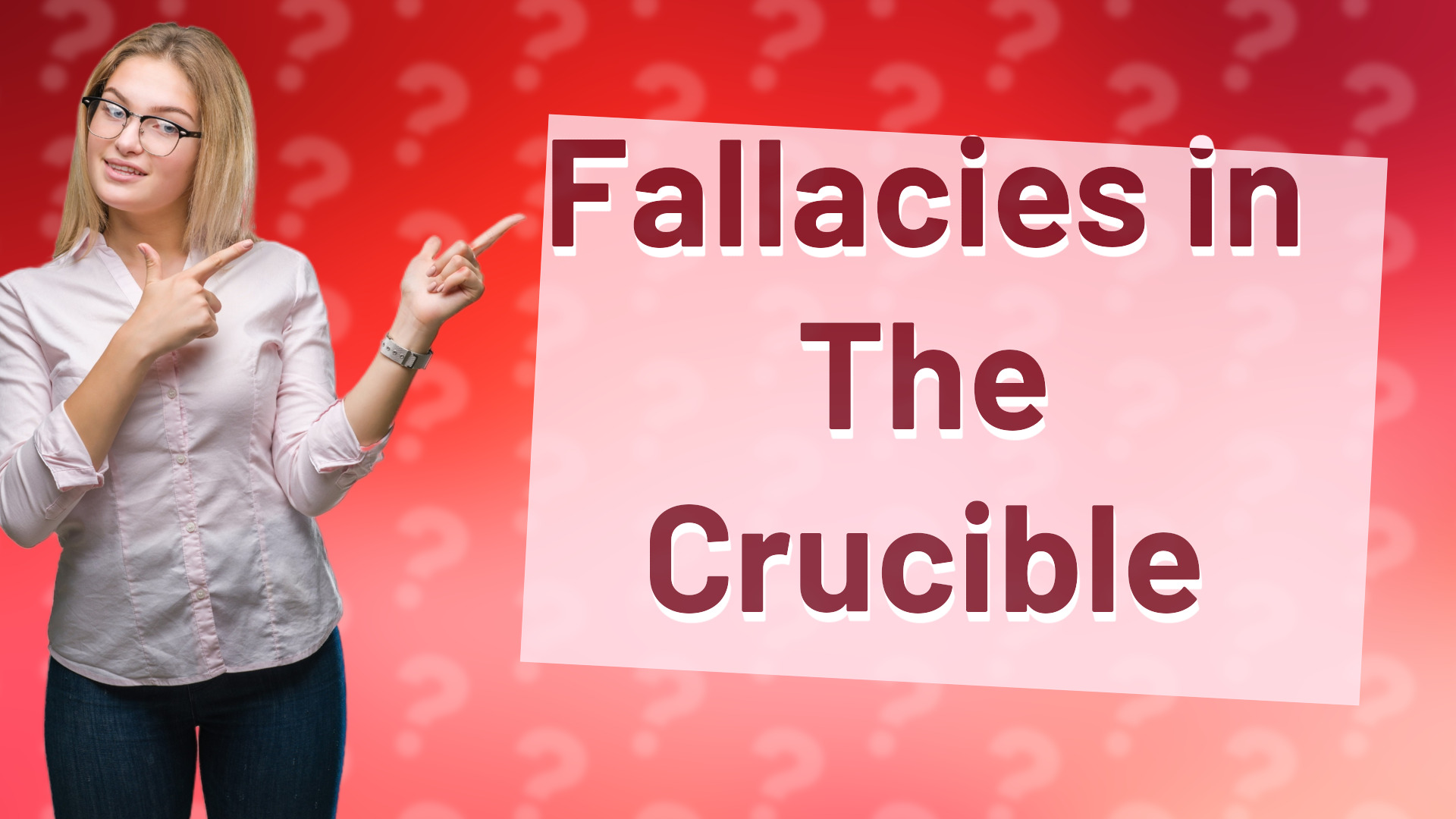 Fallacies in The Crucible