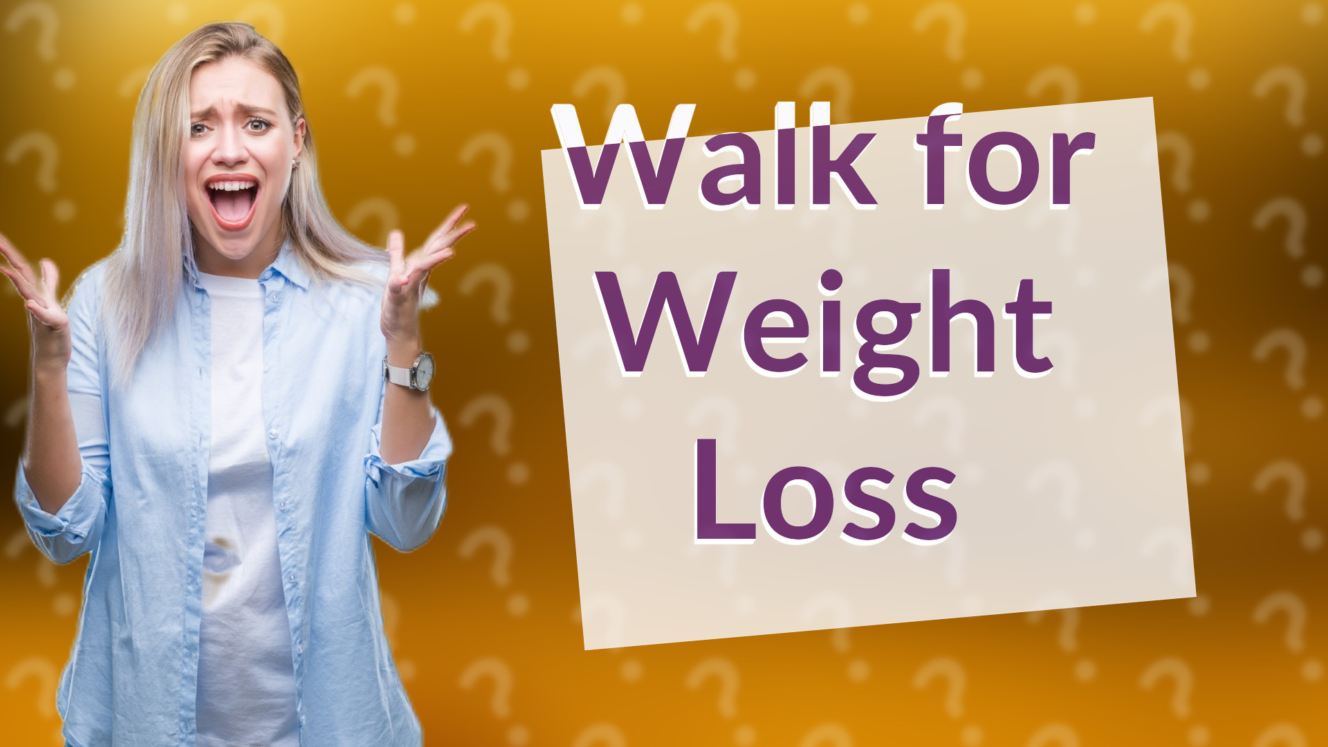 Walk for Weight Loss