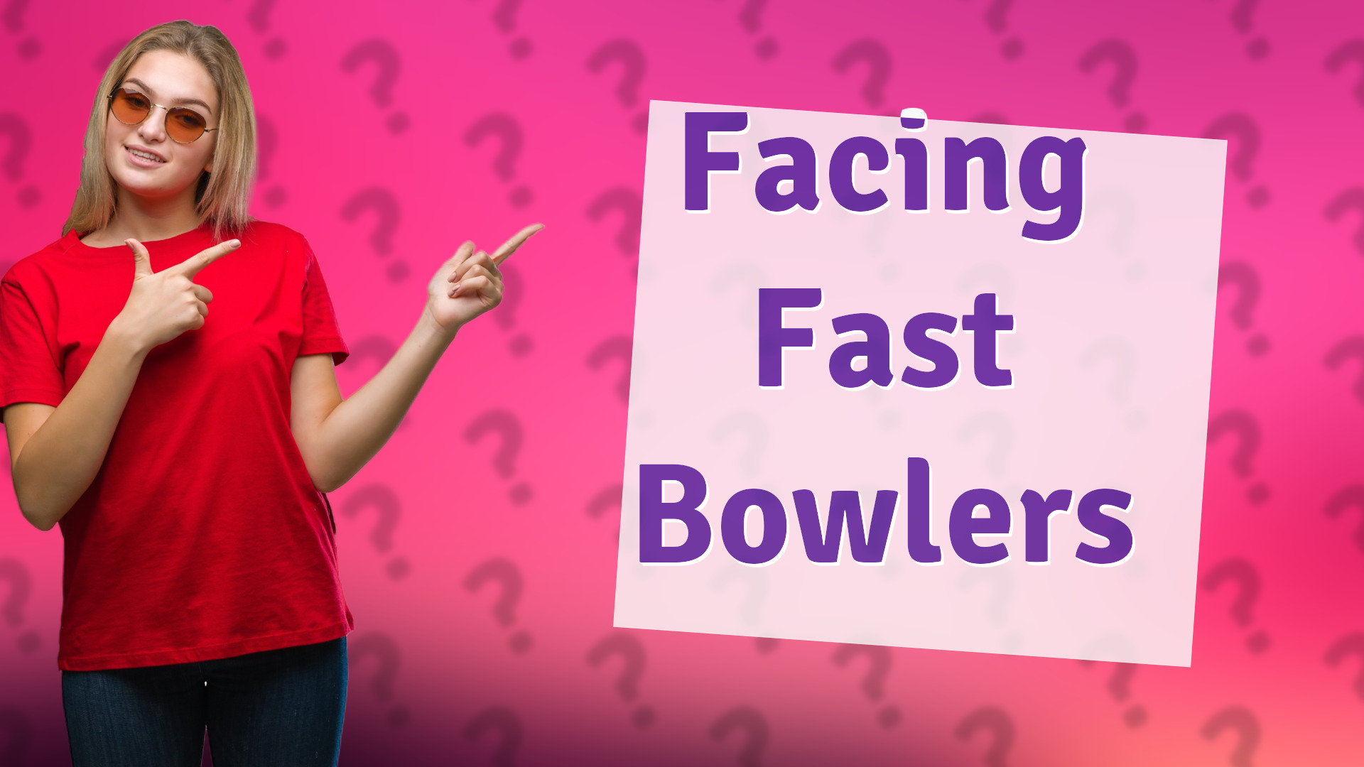 Facing Fast Bowlers
