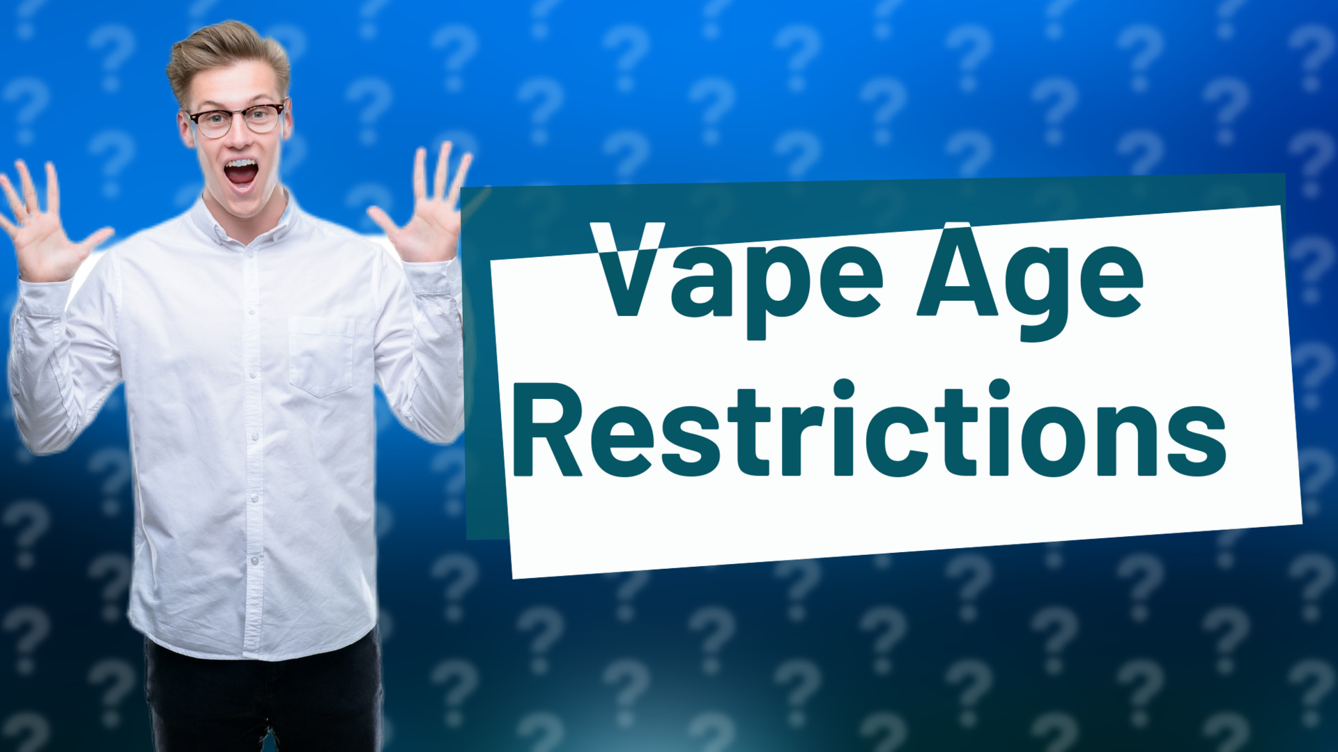 Vape Age Restrictions