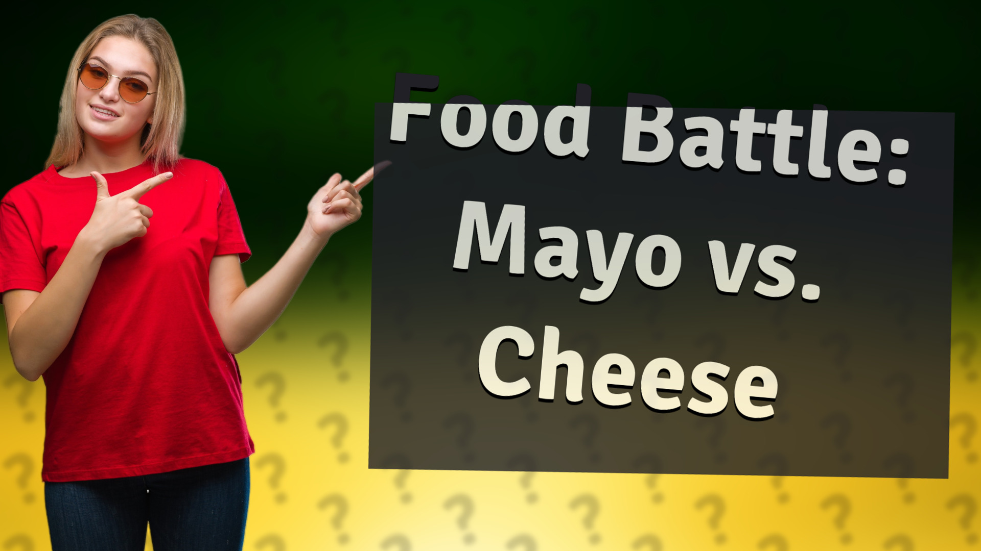 Food Battle: Mayo vs. Cheese