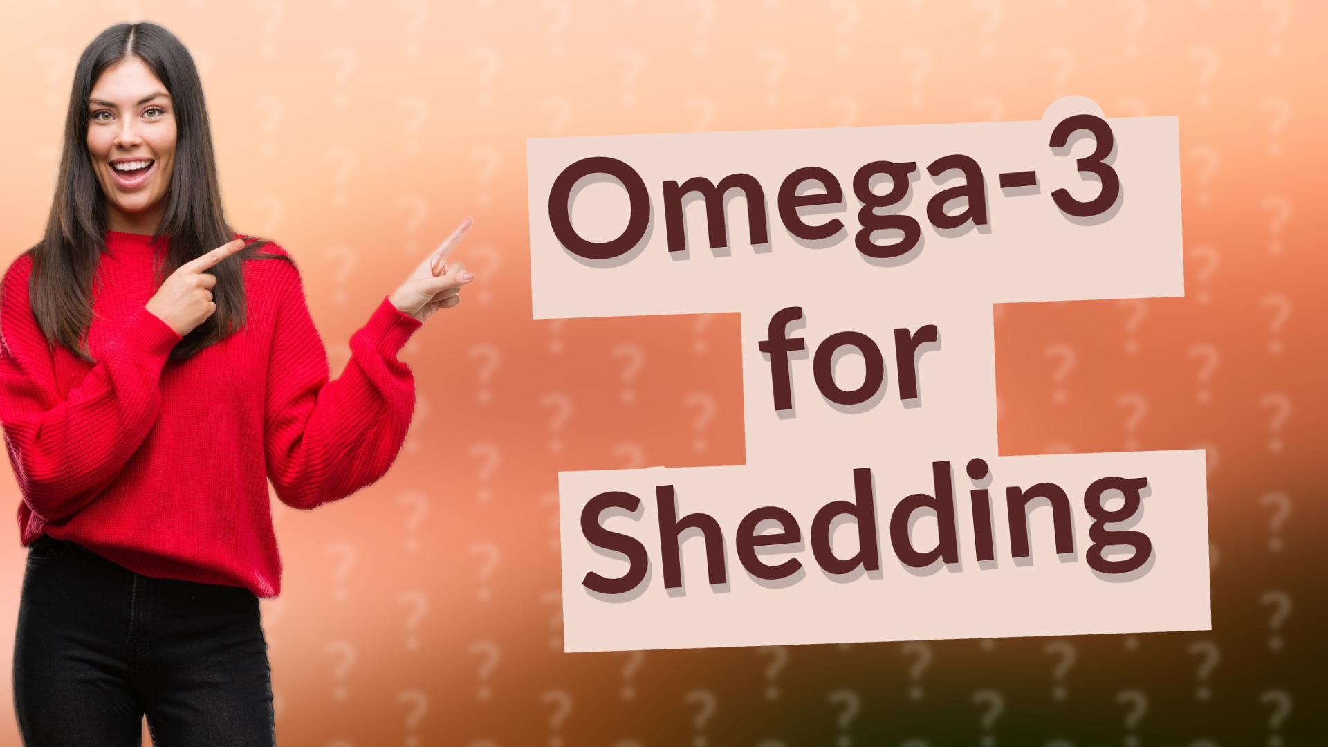 Omega-3 for Shedding