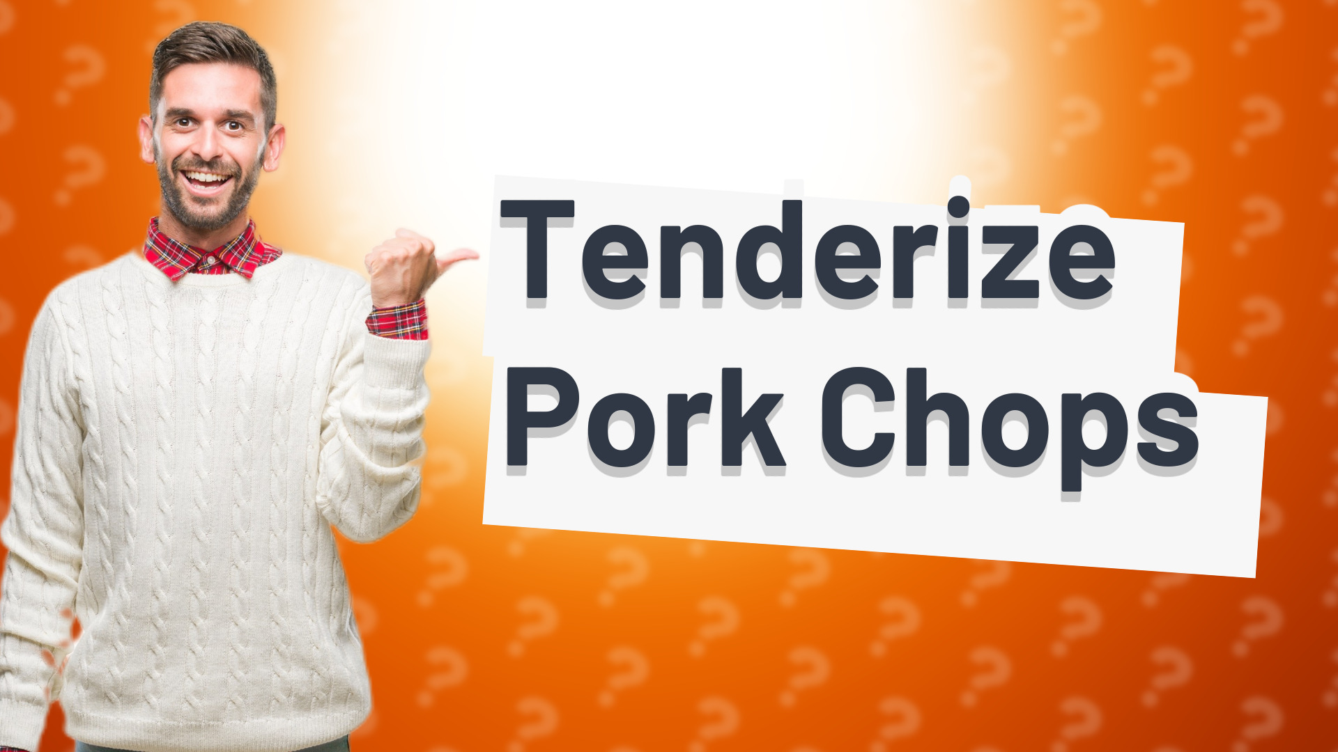 Tenderize Pork Chops