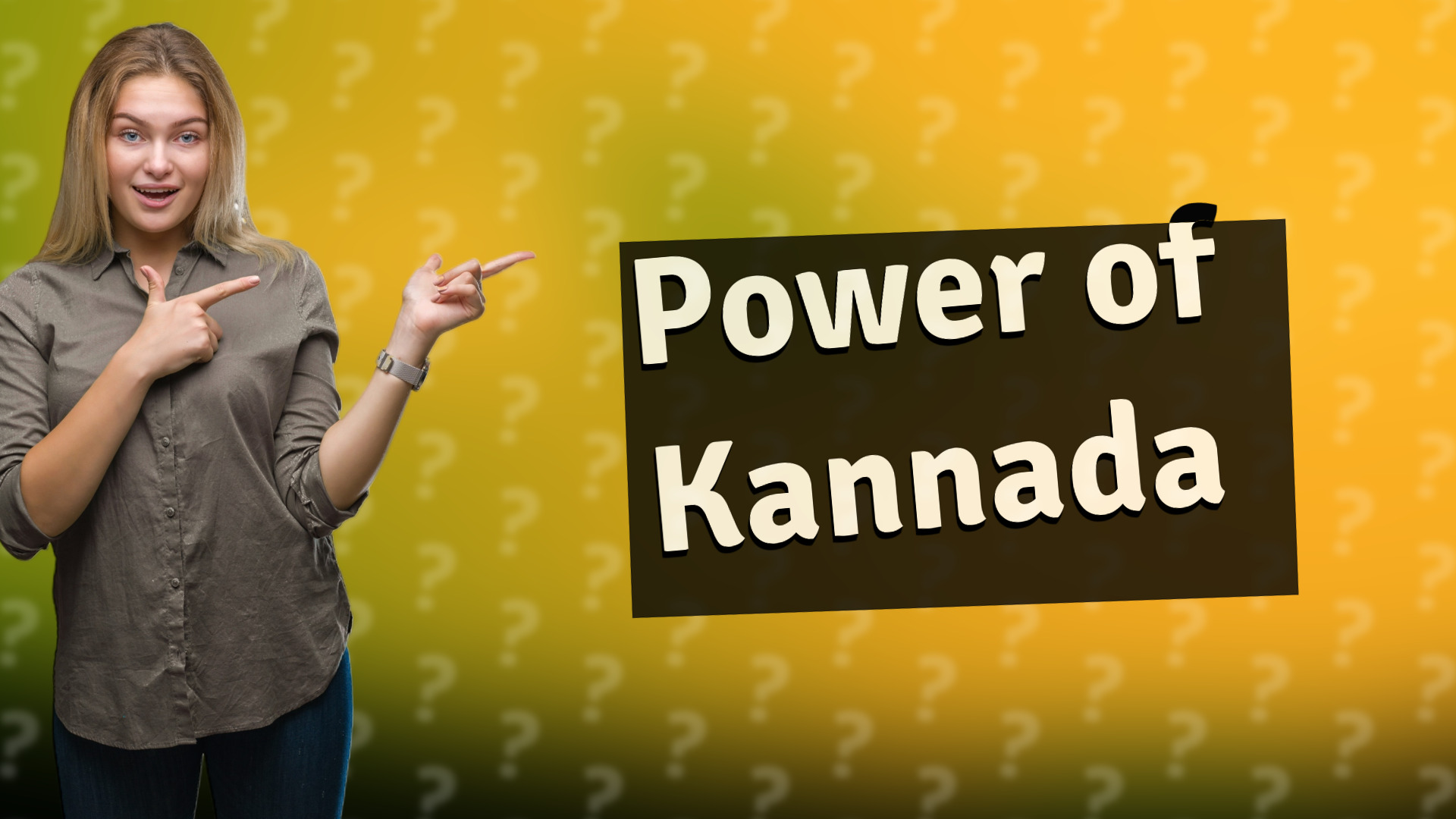 Power of Kannada