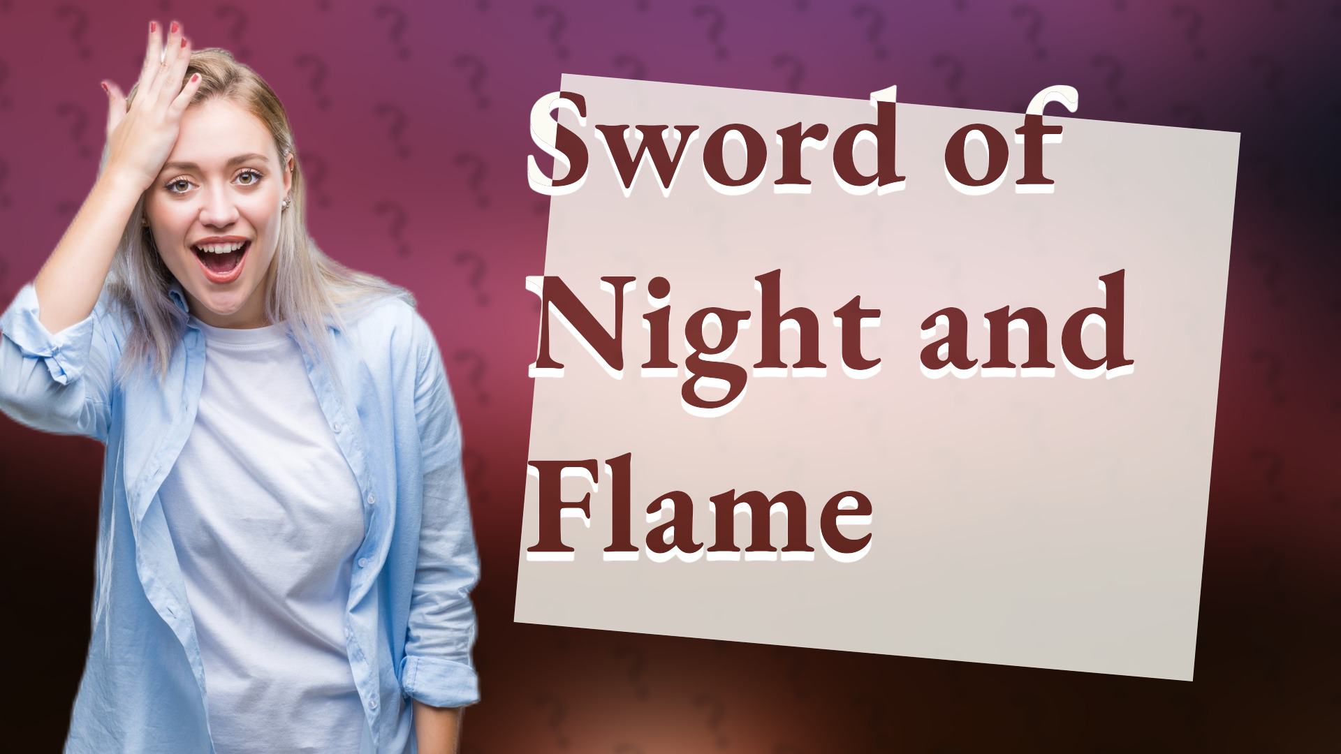 Sword of Night and Flame