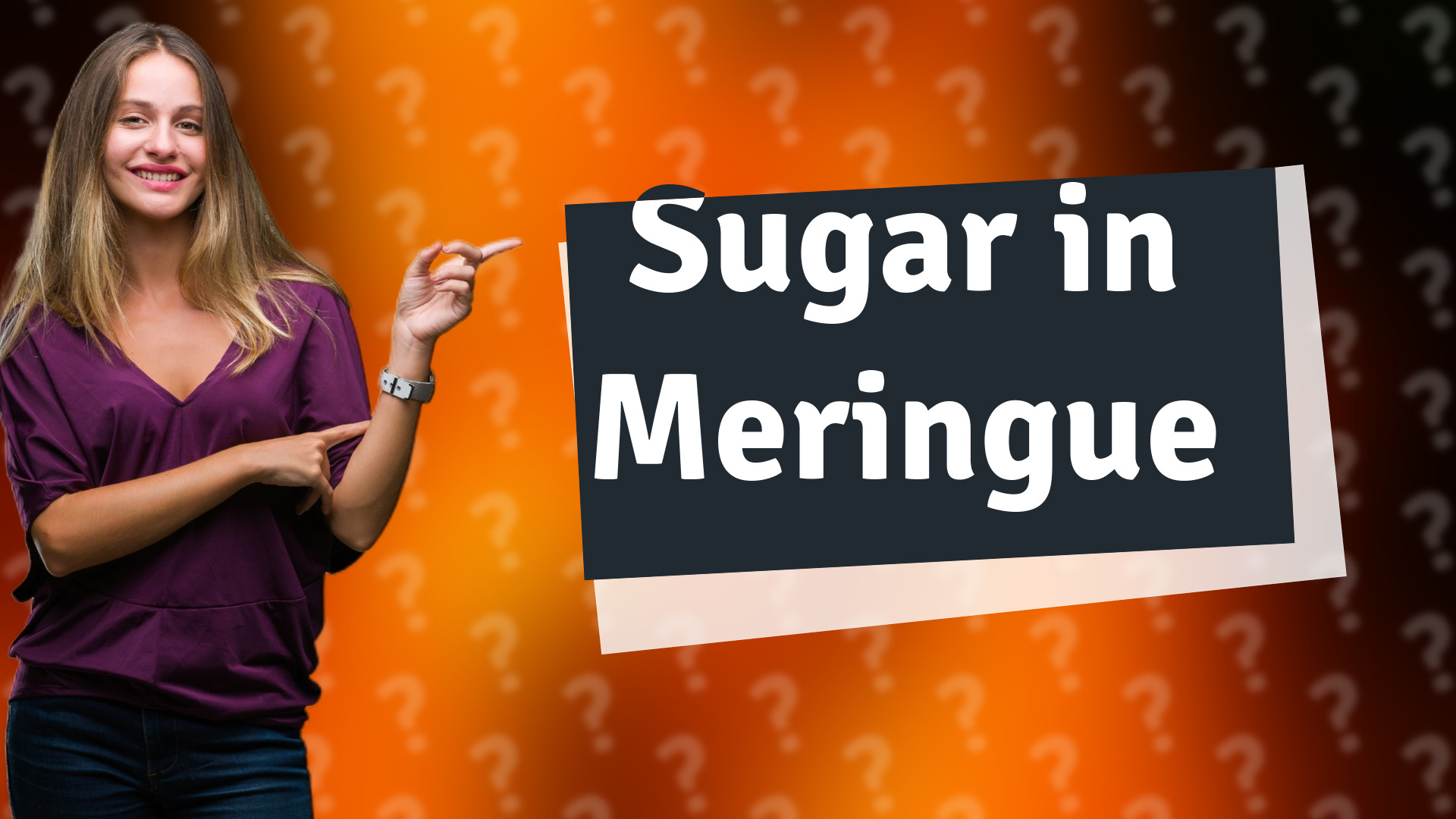 Sugar in Meringue