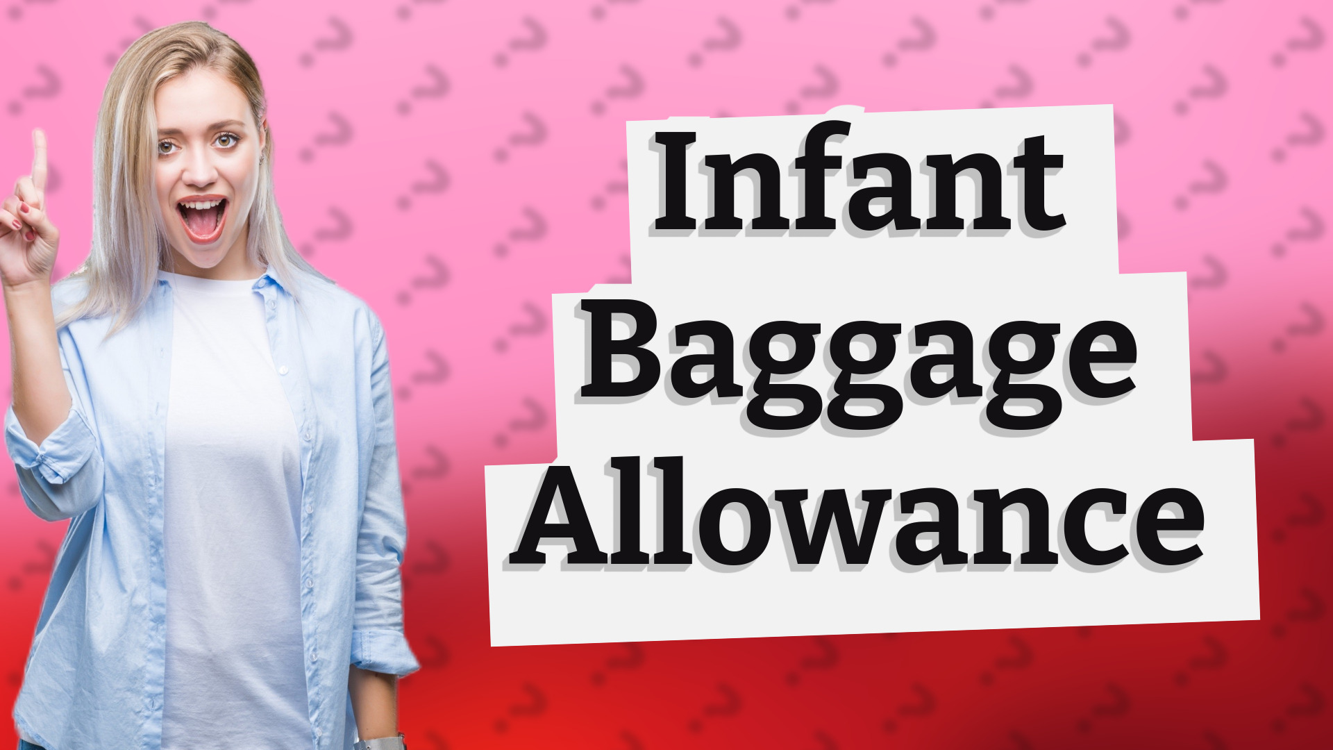 Infant Baggage Allowance