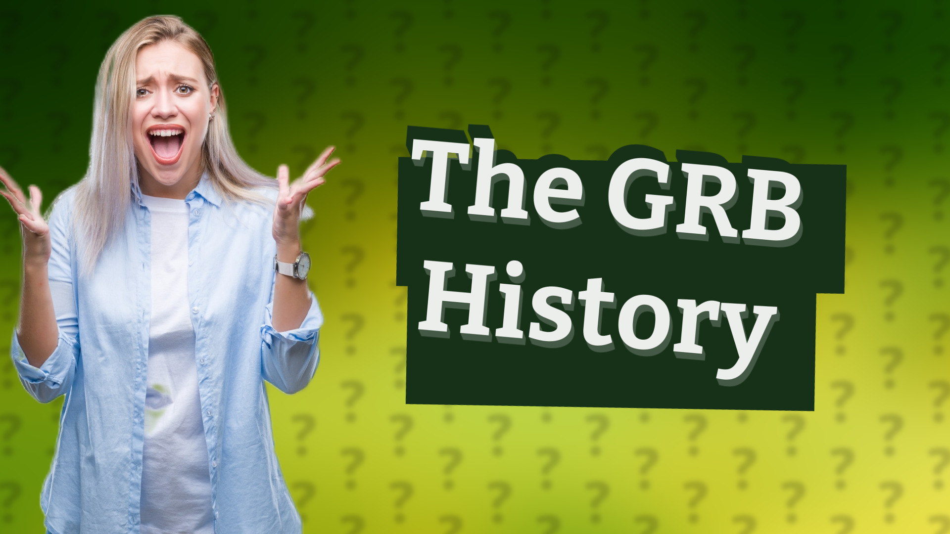 The GRB History