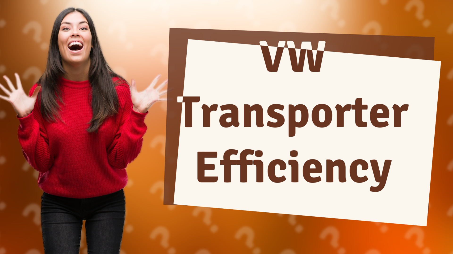 VW Transporter Efficiency