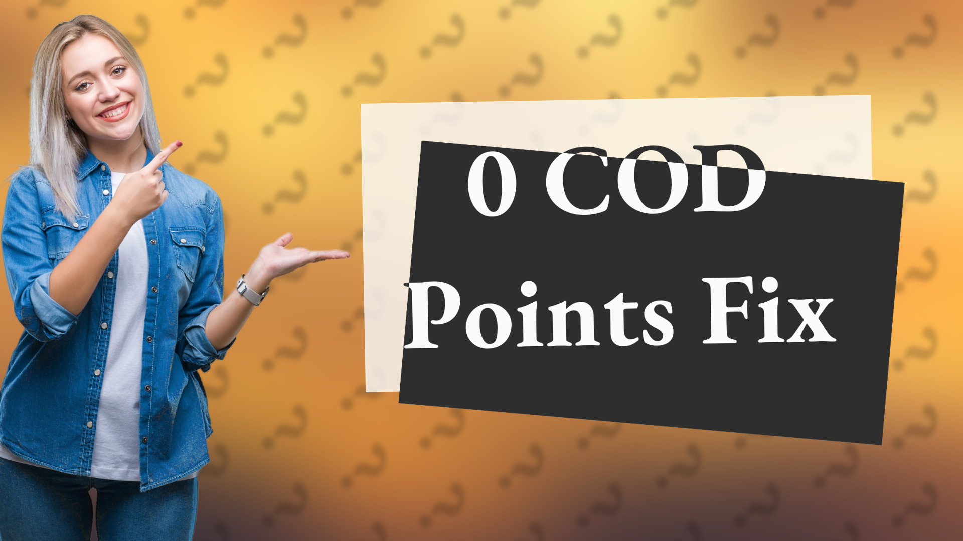 0 COD Points Fix