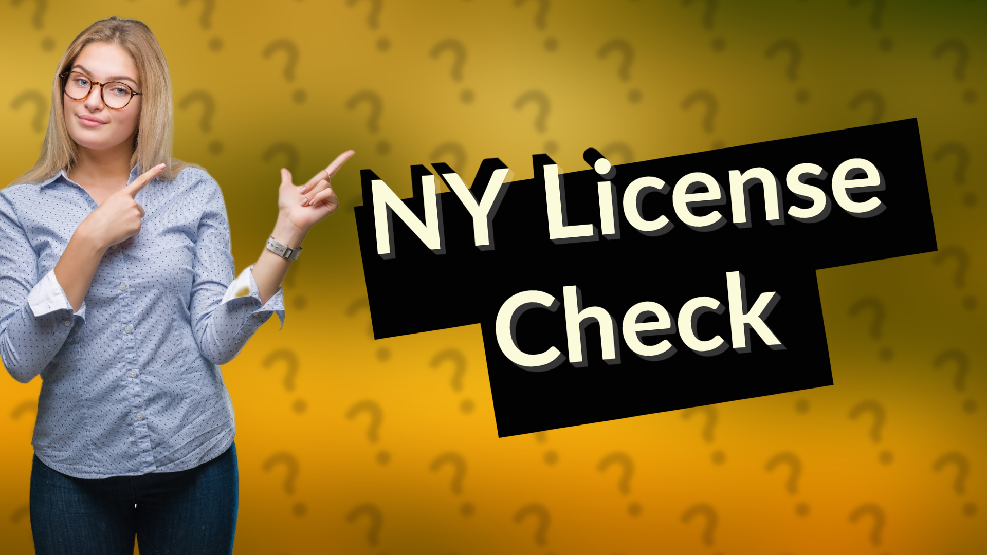 NY License Check