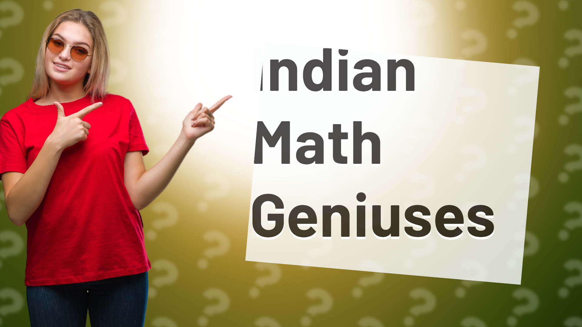 Indian Math Geniuses