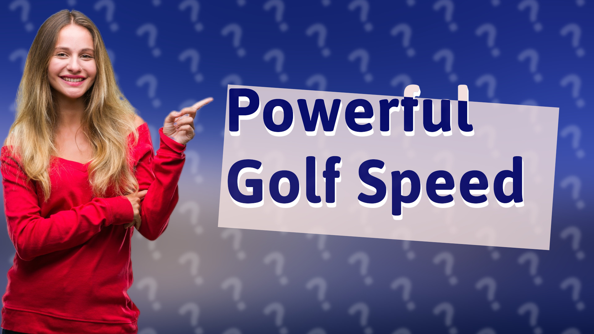 Powerful Golf Speed