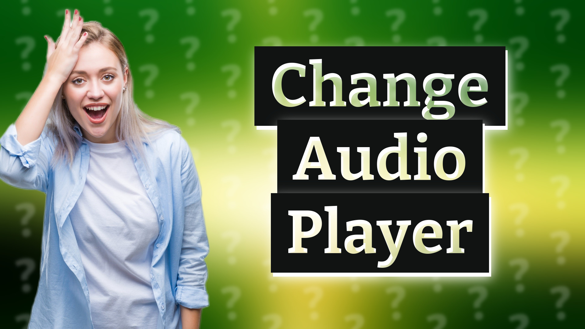 Change Audio Player