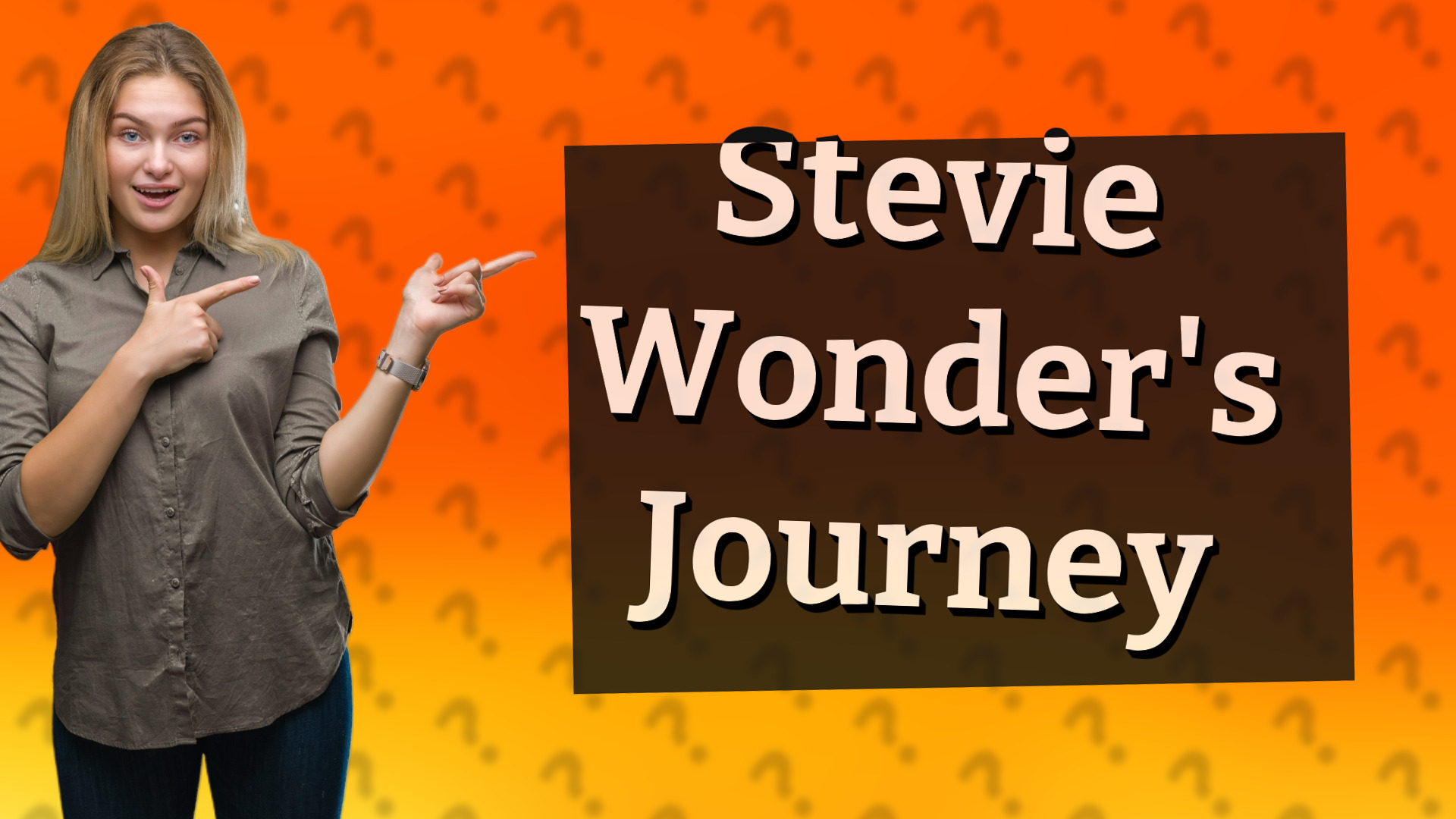 Stevie Wonder's Journey