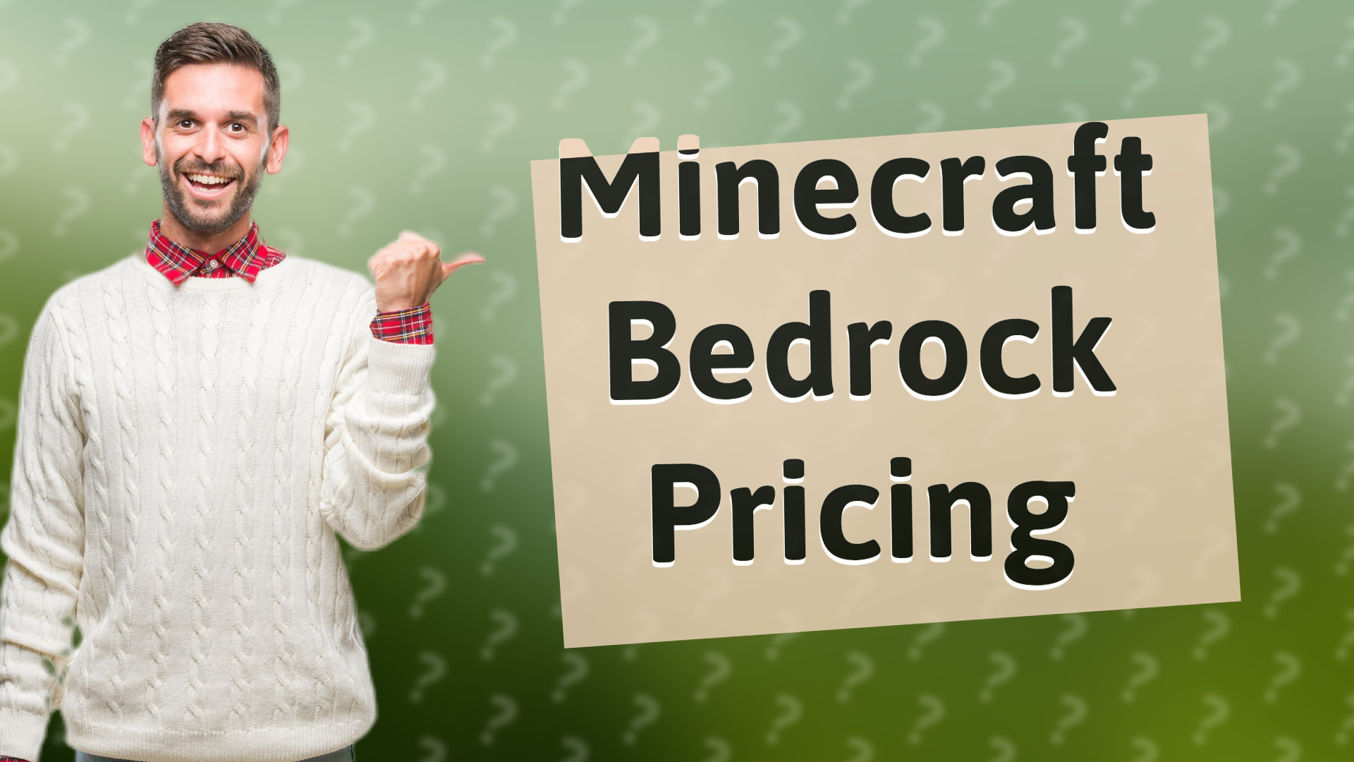 Minecraft Bedrock Pricing