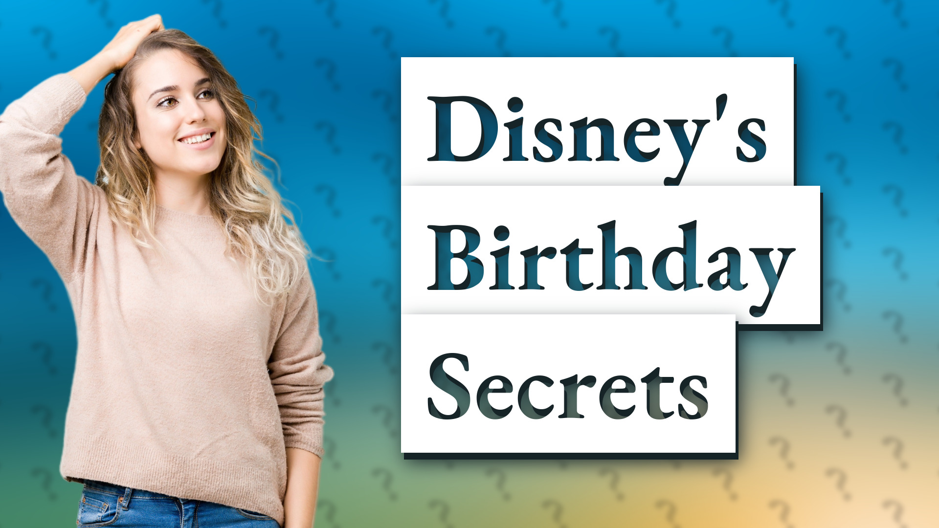 Disney's Birthday Secrets