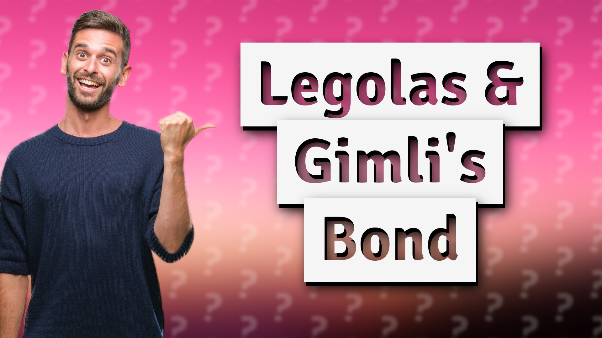 Legolas & Gimli's Bond