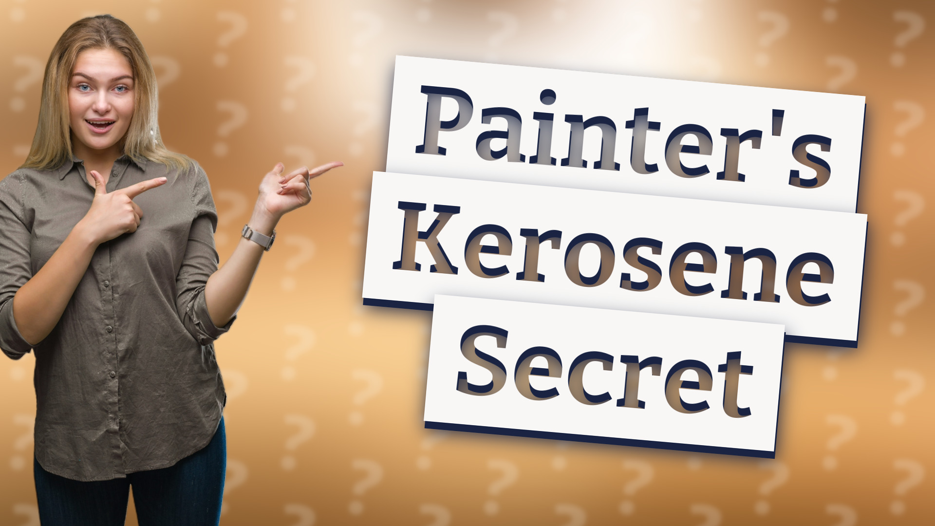 Painter's Kerosene Secret